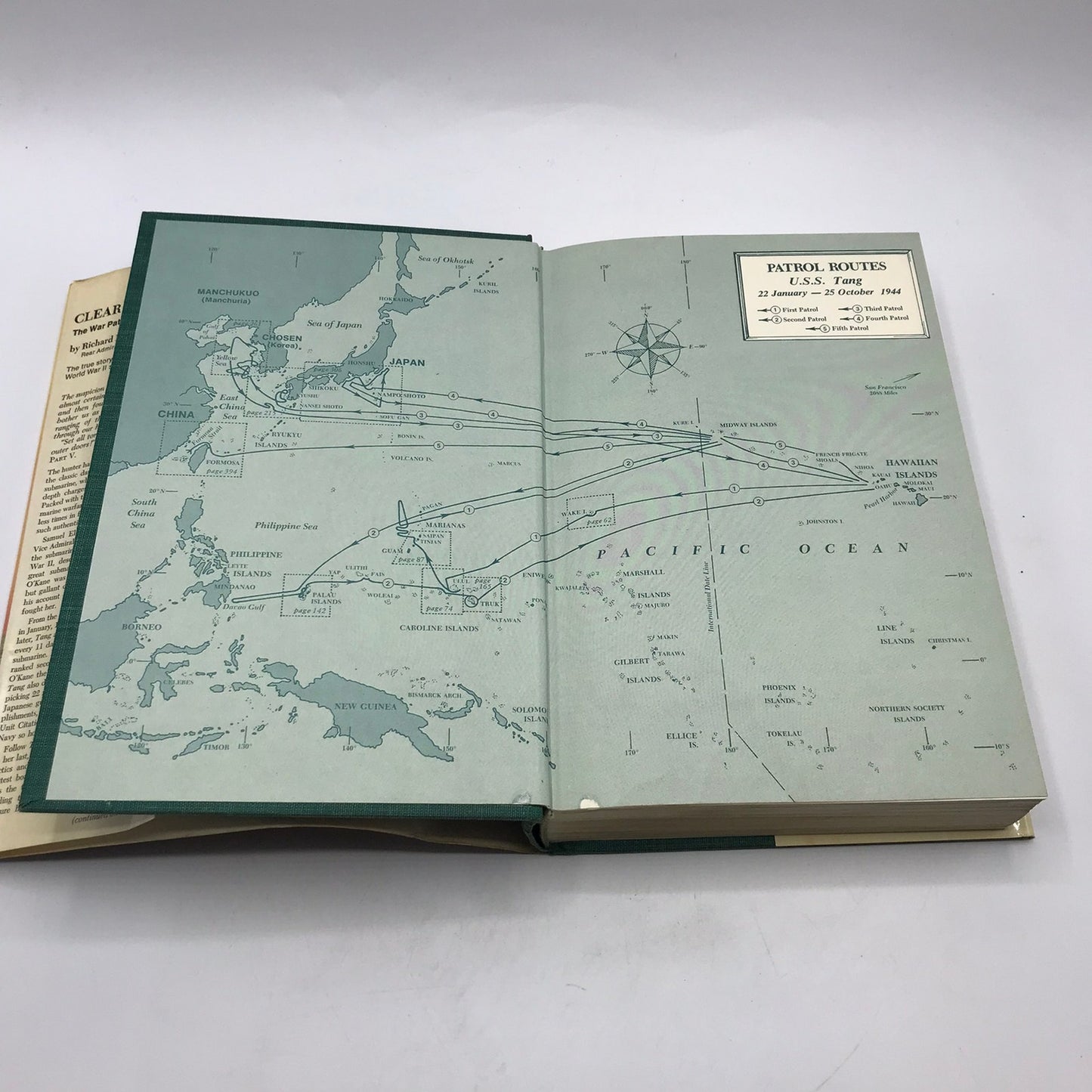 Clear the Bridge Richard H OKane SIGNED Naval History Submarine Biography Memoir