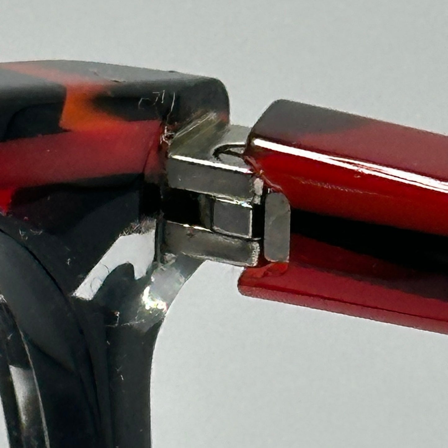 Alain Mikli A03069 013 Red Yellow Stained Glass Womens Eyeglass Frames 54-17-140