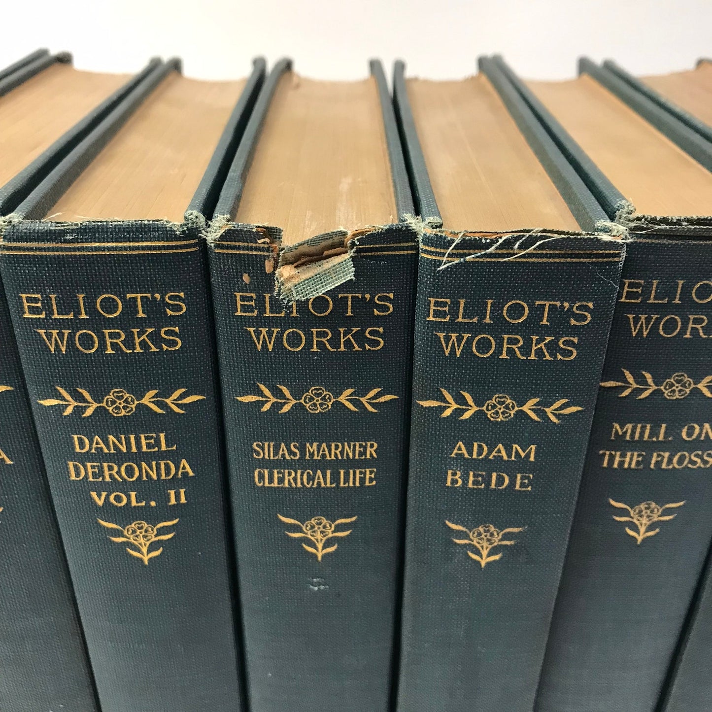 Eliot's Works Complete 8 Volume Set Limited Edition Literature Fiction Novels