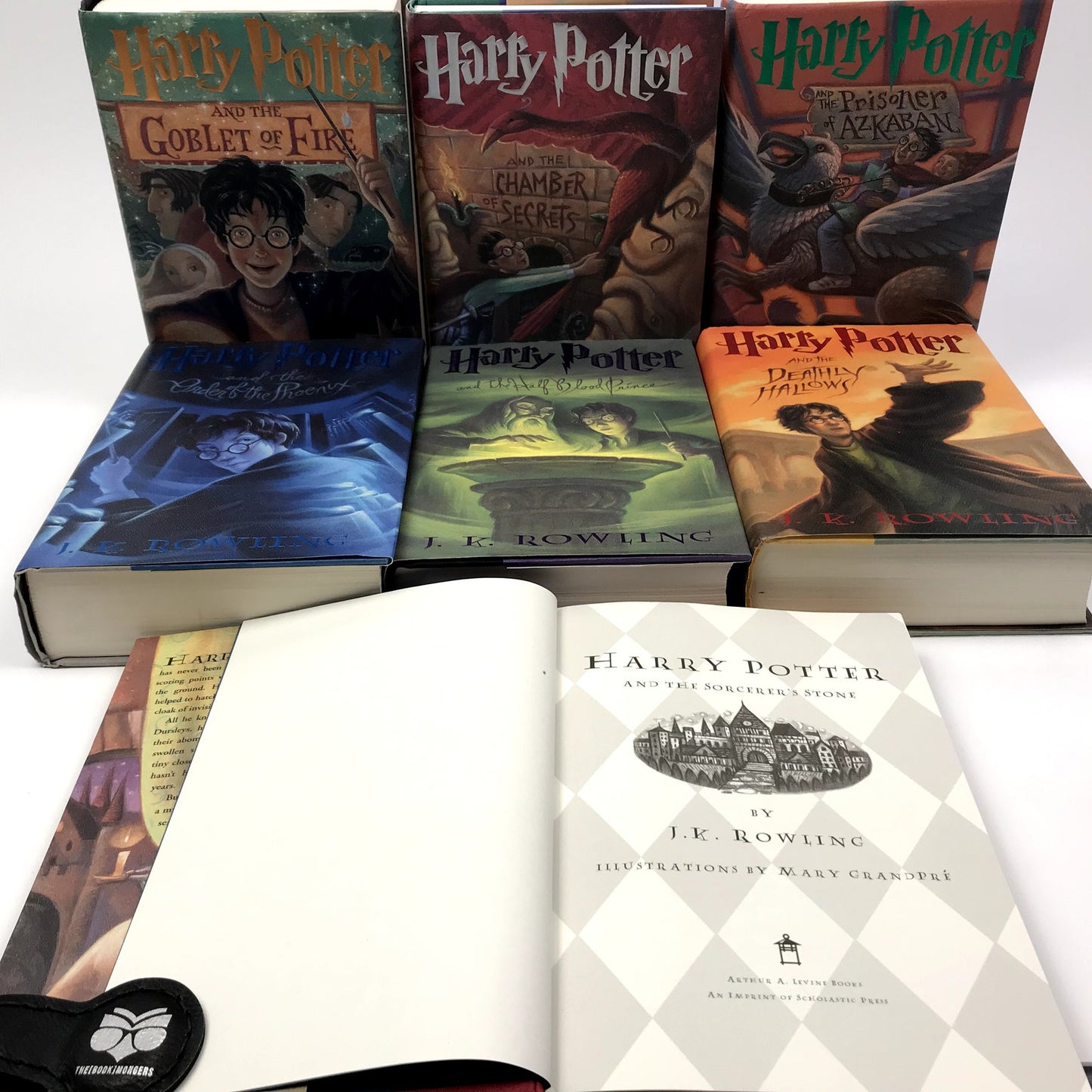 Harry Potter Complete 7 Book Set by J. K. Rowling Hardcover Novels Fantasy Magic