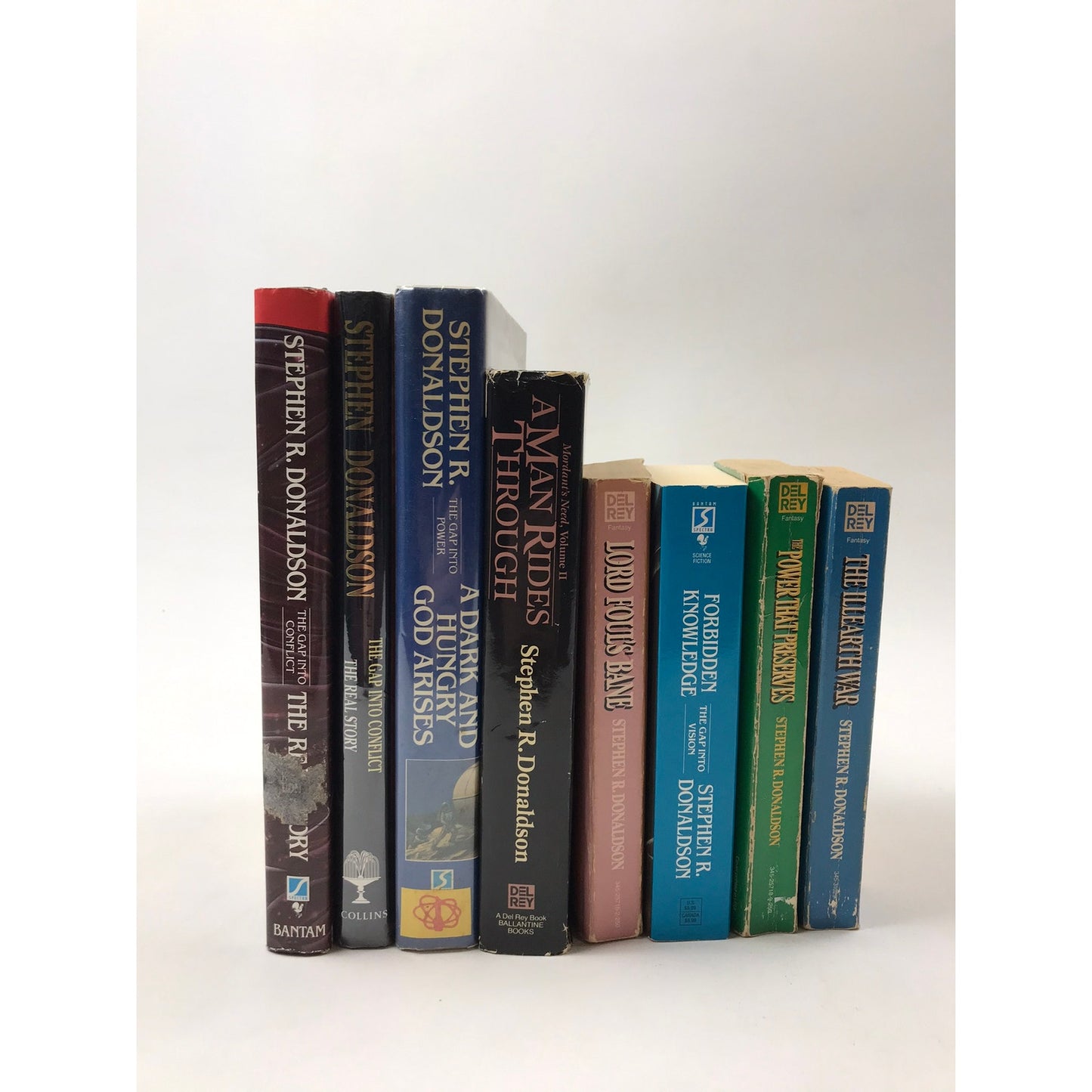 Stephen Reeder Donaldson Lot of 8 Epic Fantasy Science Fiction Adventure Novels