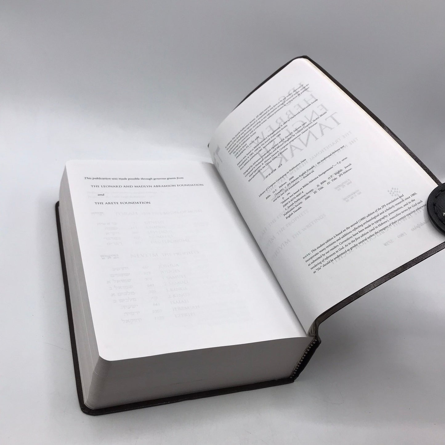 JPS Hebrew English Tanakh Traditional Masoretic Text Translation Leatherette
