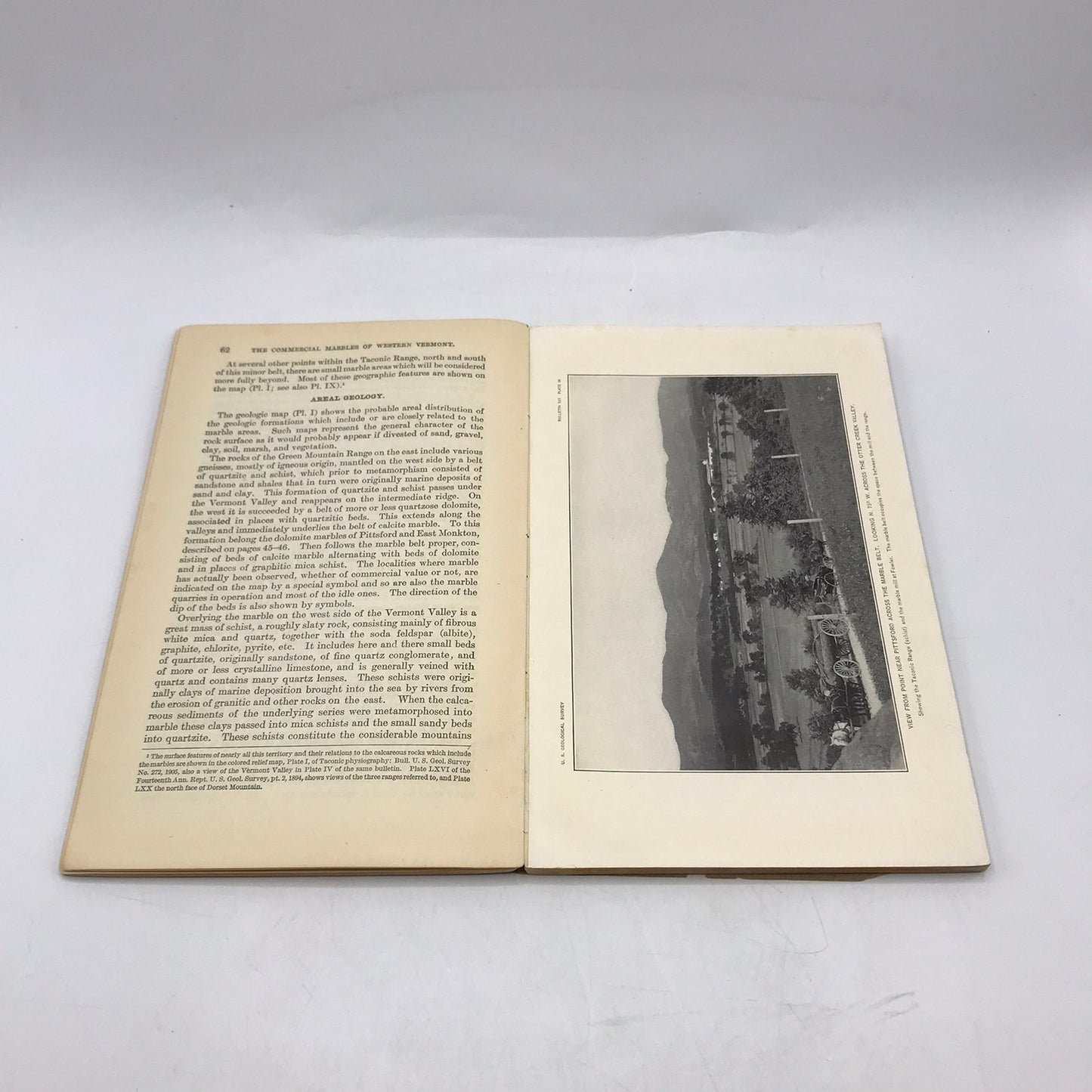 United States Geological Survey Bulletins Lot Vermont Tennessee Marble Granite