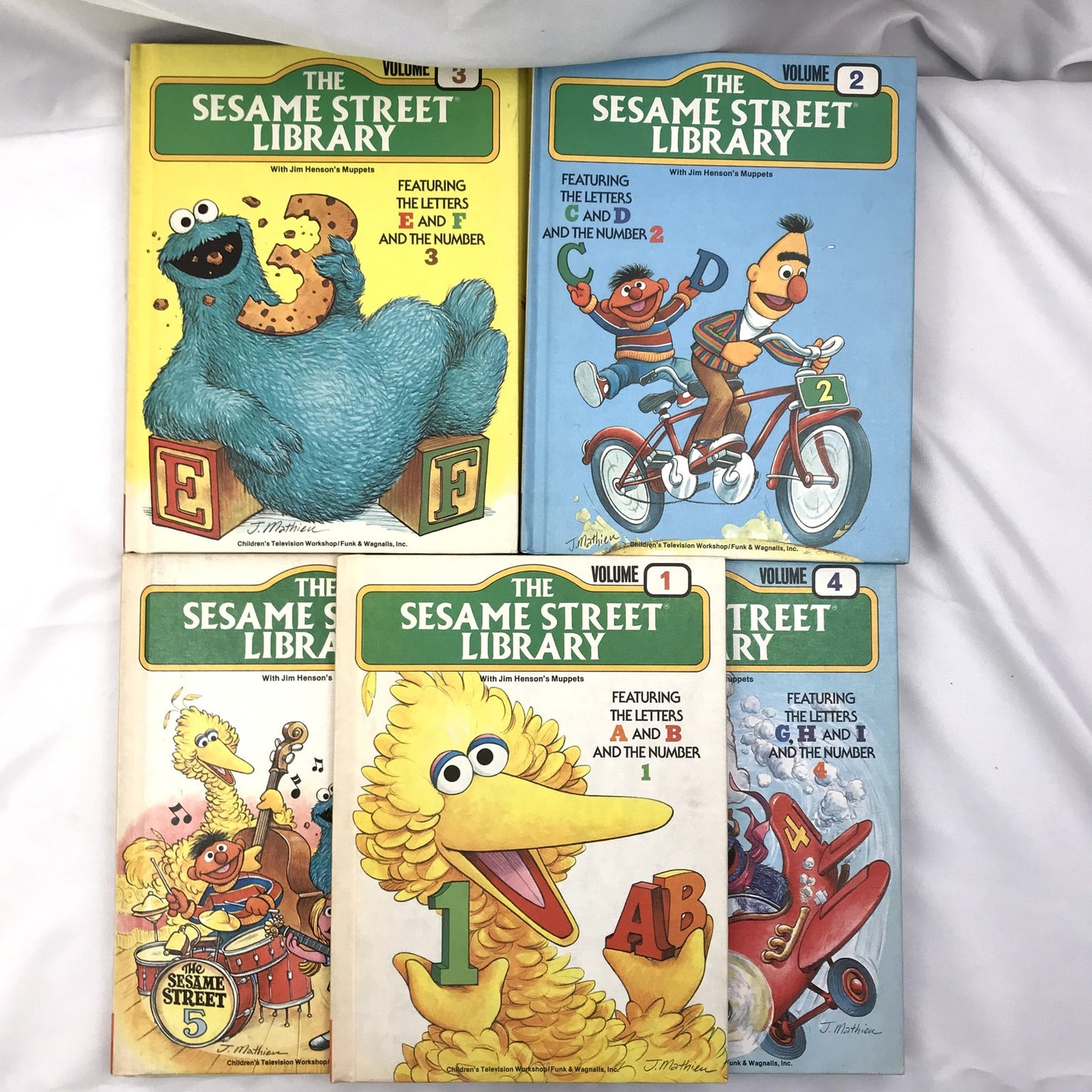 The Sesame Street Library Complete 15 Volume Set Jim Hensons Muppets Childrens