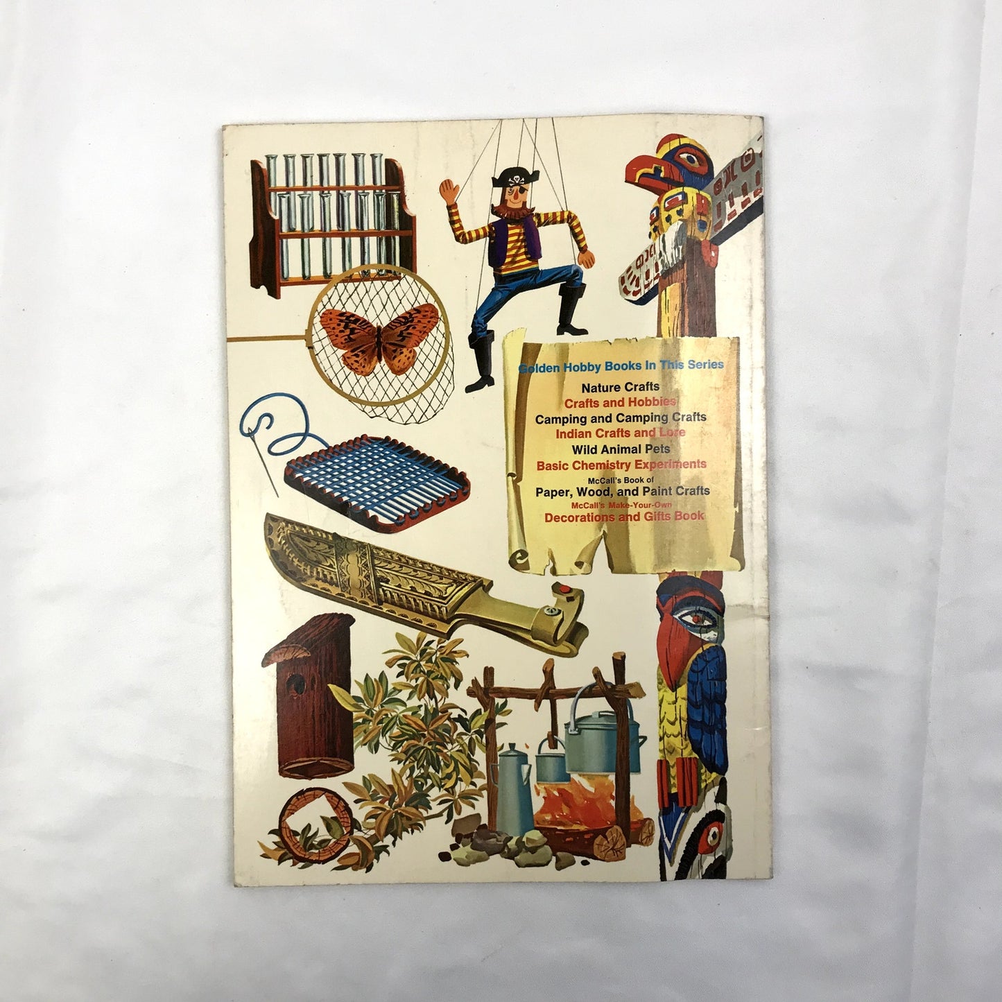 Camping & Camp Crafts A Golden Hobby Book Illustrated Paperback Gordon Lynn 1964
