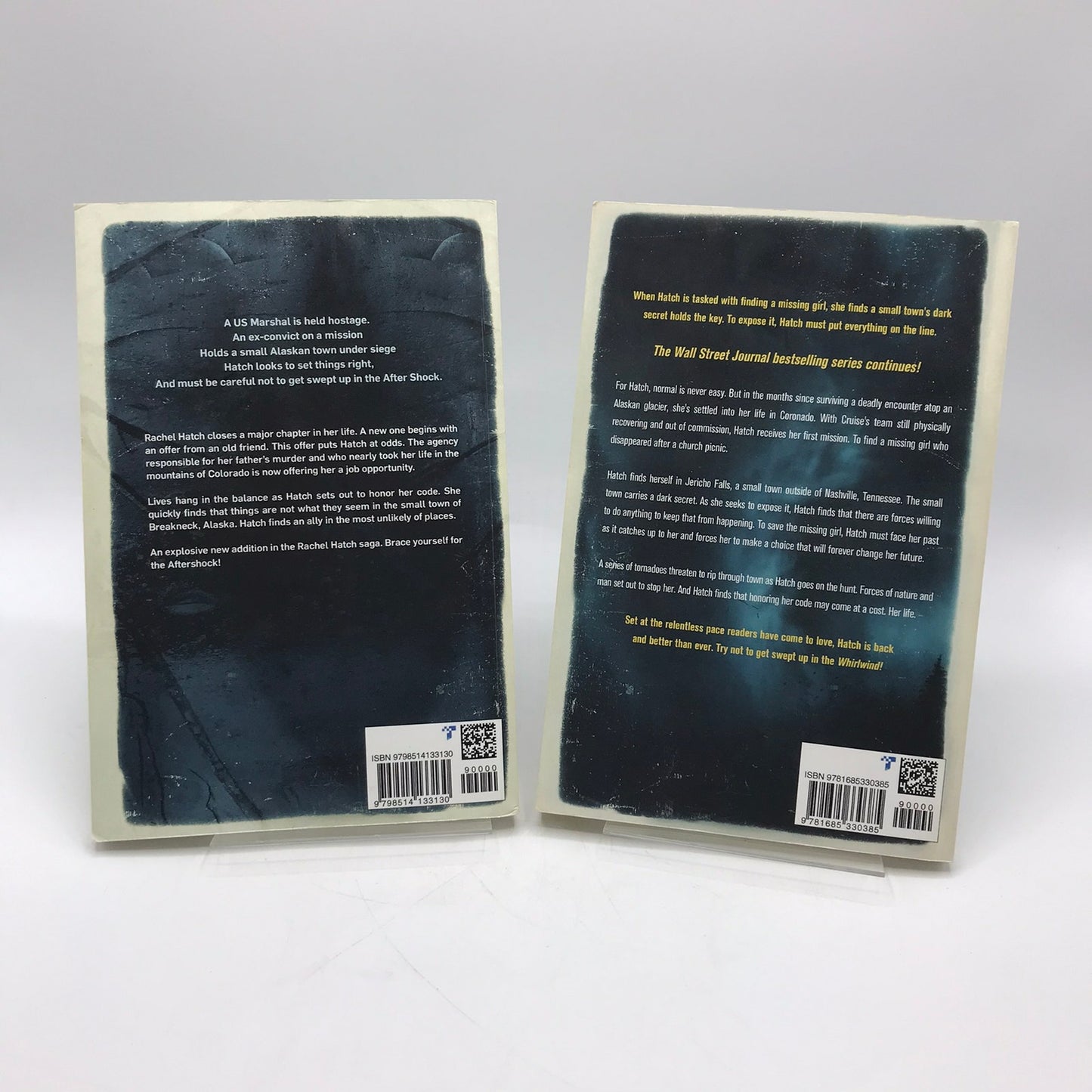 Aftershock & Whirl Wind 2 Books L.T. Ryan & Brian Shea Paperback Fiction Mystery