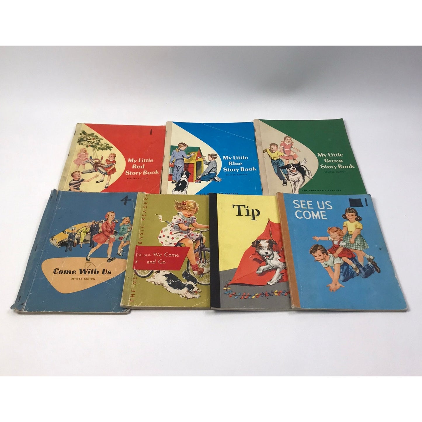 The Ginn Basic Readers Lot of 10 Childrens Literature Home School Education