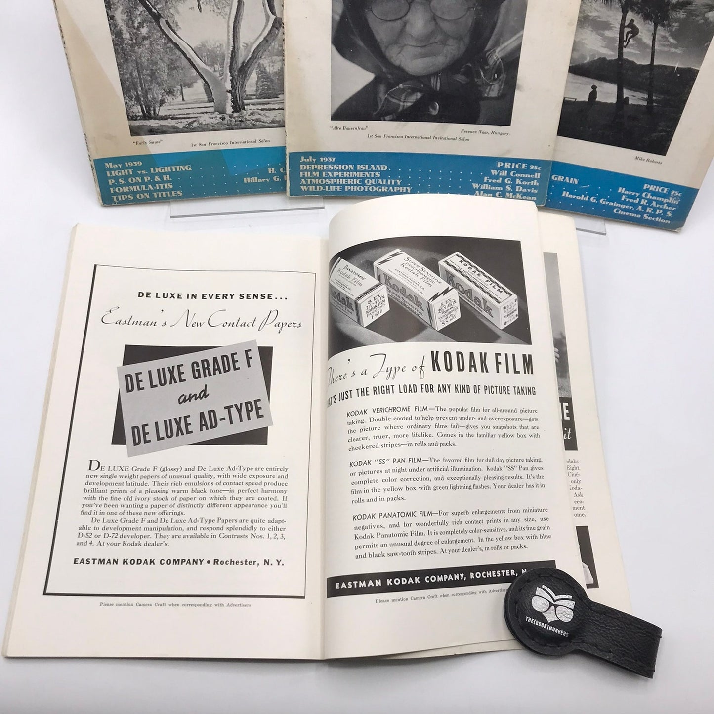 Camera Craft Magazines Lot of 4 Illustrated Art & Photography Paperbacks 1930's