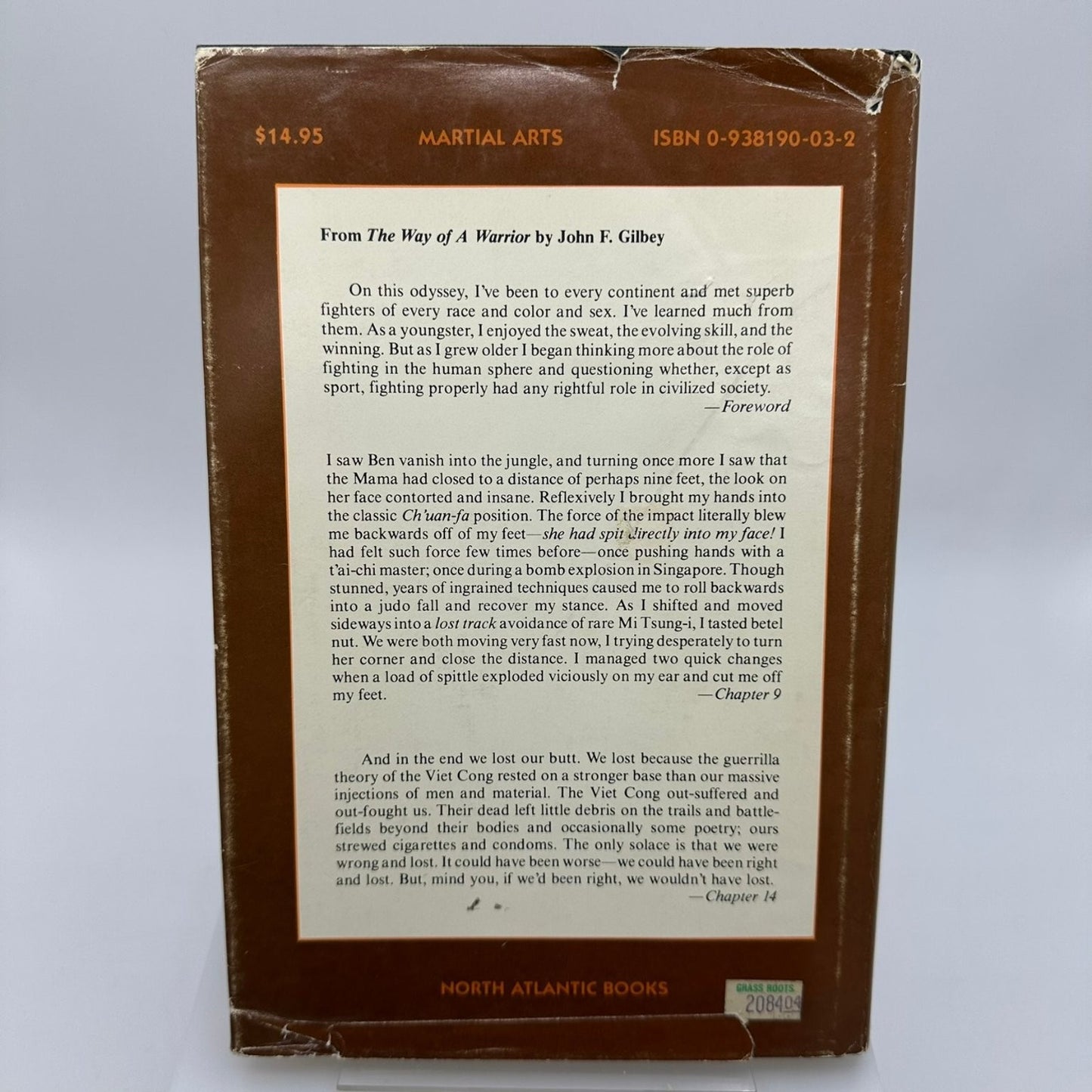 The Way of a Warrior John F. Gilbey 1985 Martial Arts North Atlantic Books