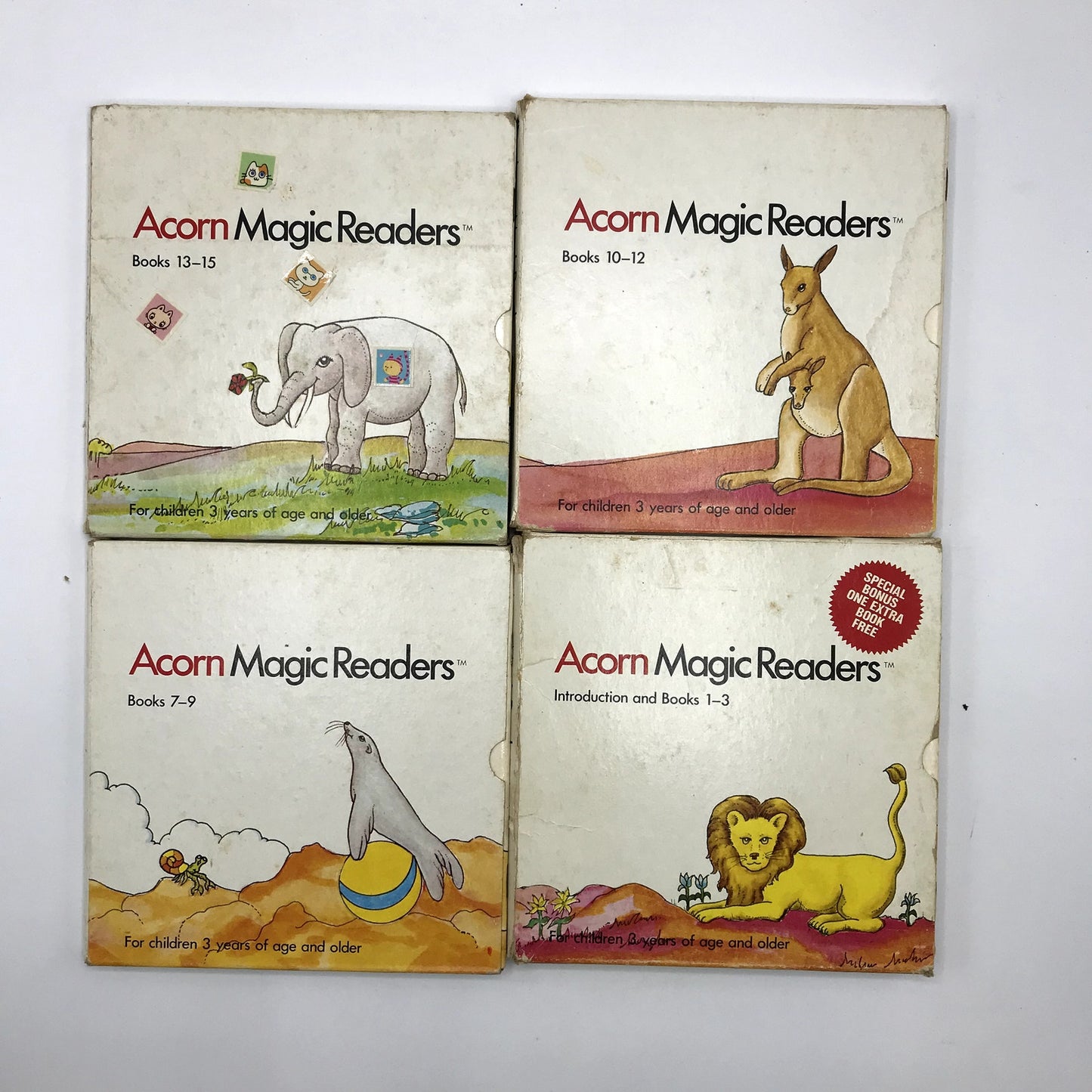 Acorn Magic Readers Lot of 13 Illustrated Learning Techniques by Collier 1979