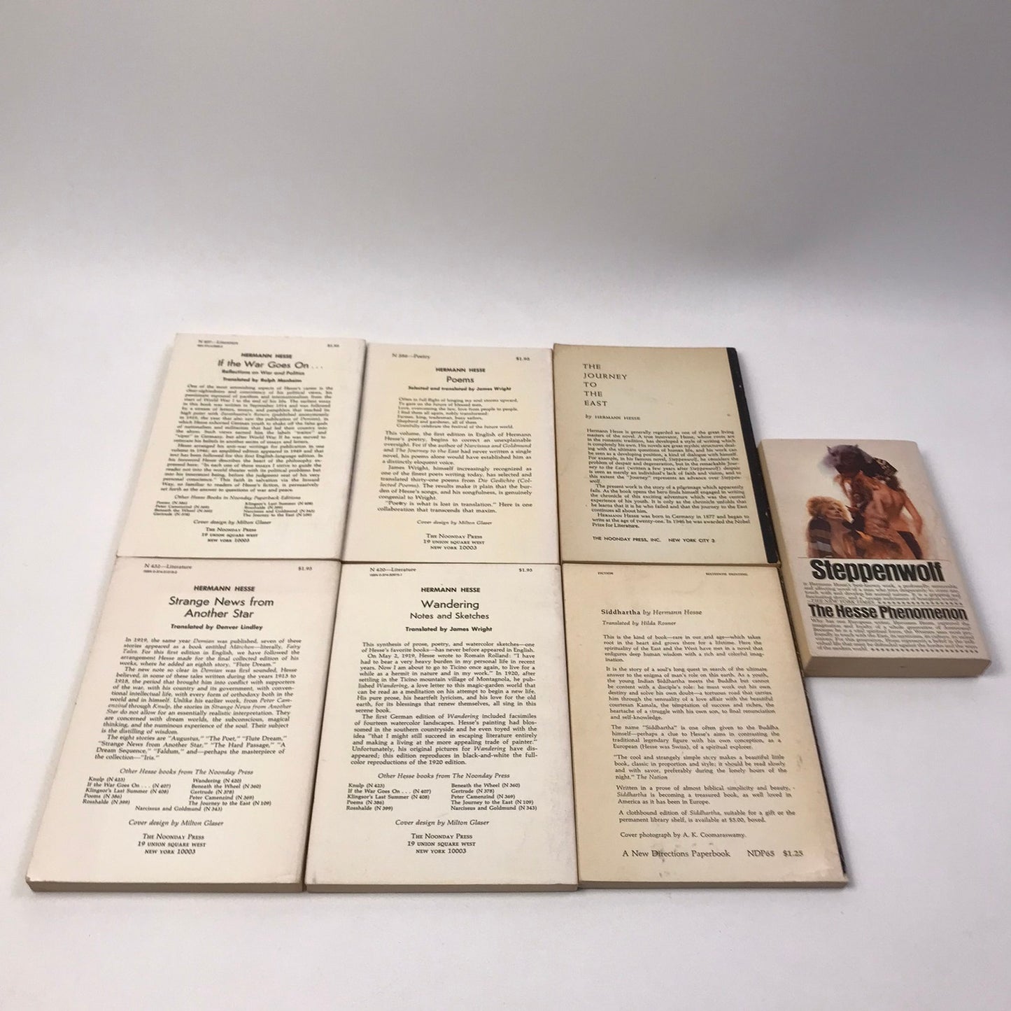 Hermann Hesse Novels Lot of 15 Classic German Literature Philosophy Poetry