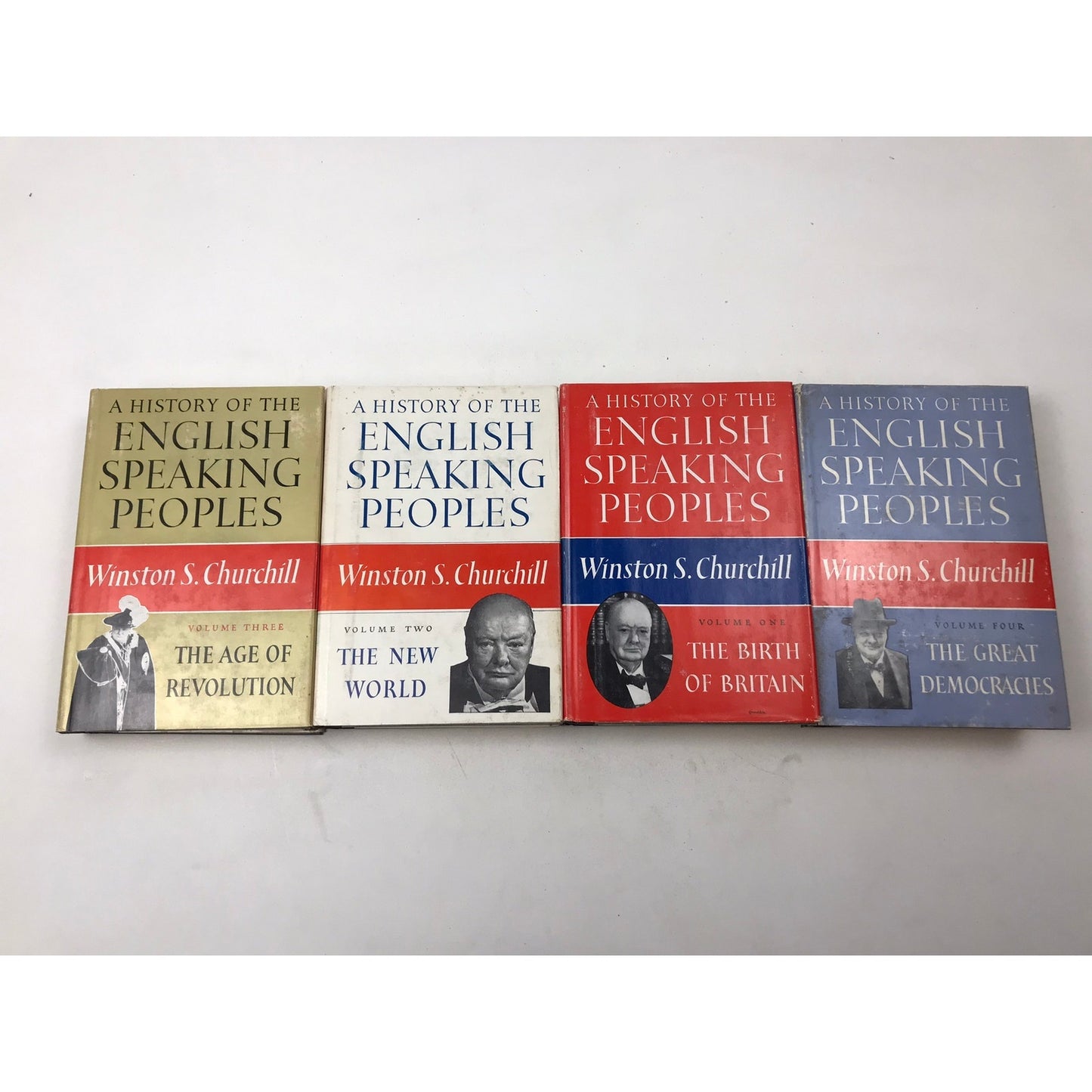 A History of The English Speaking Peoples Winston S Churchill 4 Volume Set