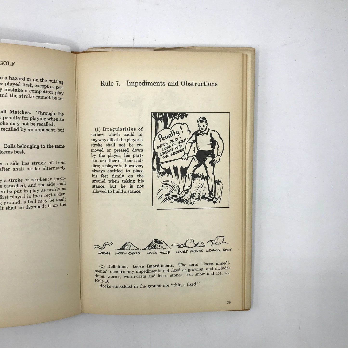 The Rules of Golf: Illustrated & Explained Hardcover by Francis Ouimet (Revised)