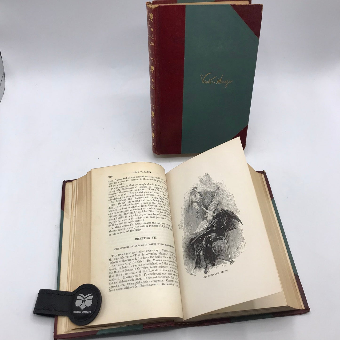 The Works of Victor Hugo Les Miserables 2 Vol Hardcover Book Set 1887 Kelmscott