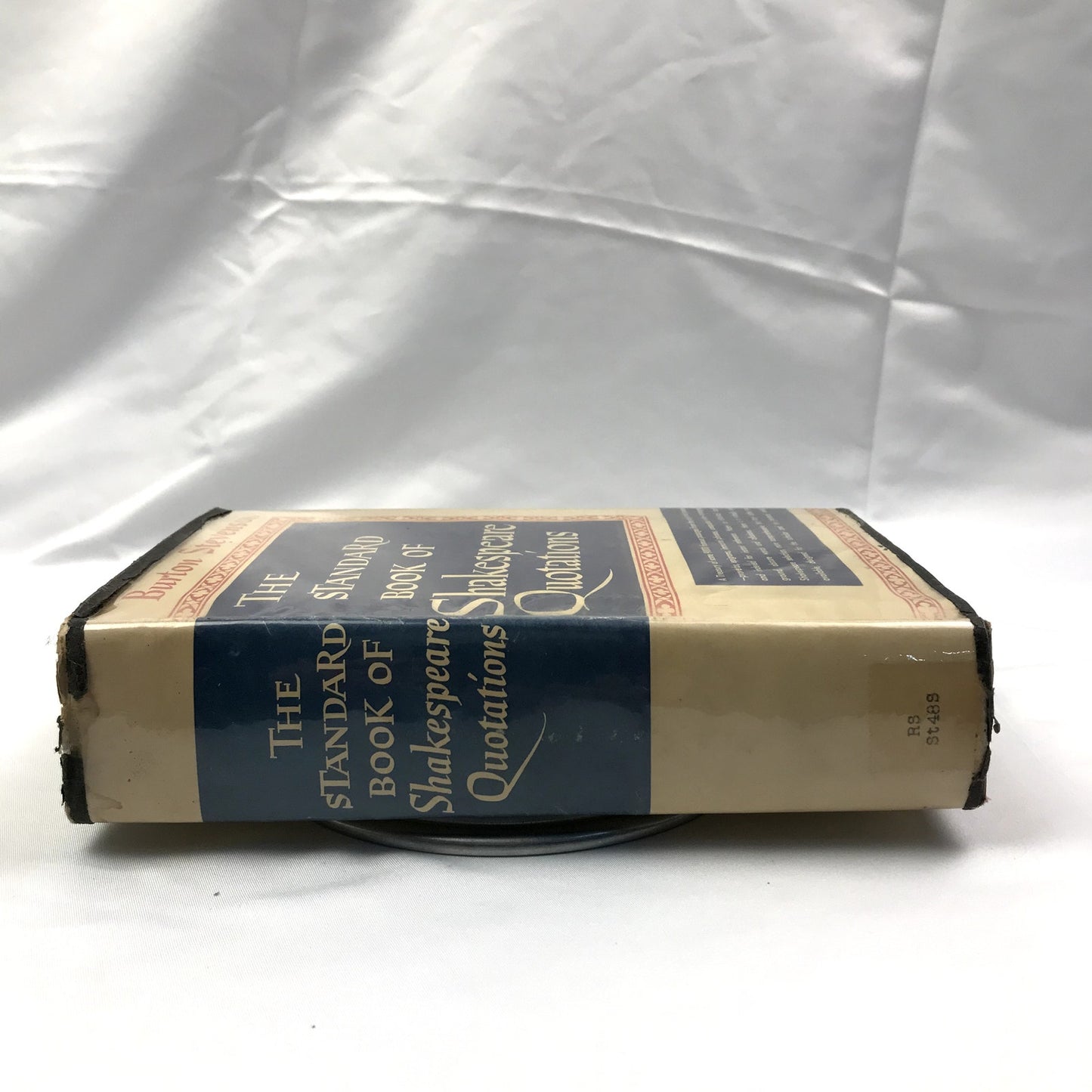 The Standard Book of Shakespeare Quotations Hardcover by Burton Stevenson 1953