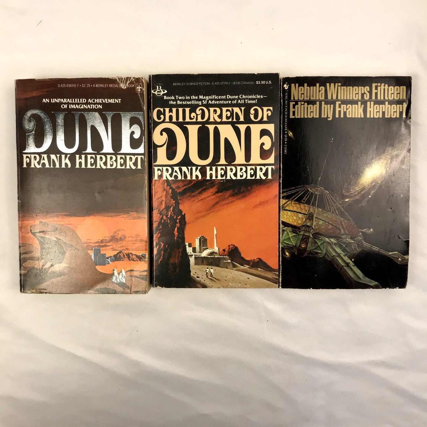Lot of 13 Frank Herbert Novels DUNE Universe etc. Paperback & Hardcover Book Set