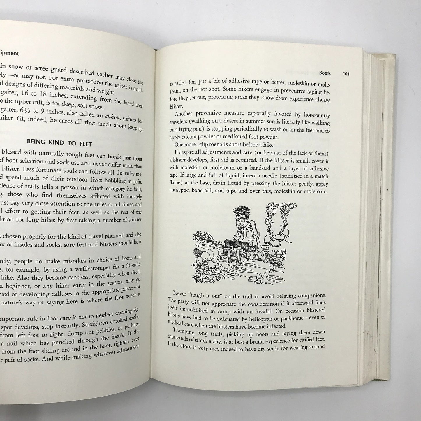 Backpacking: One Step at a Time Illustrated 1st Edition Book Harvey Manning 1972