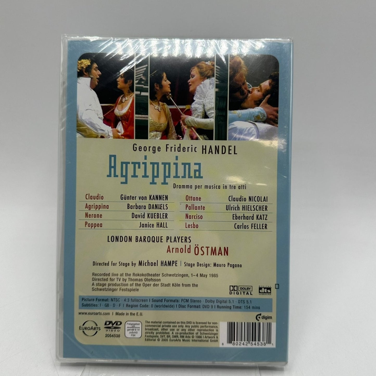 Agrippina DVD 2005 Handel Opera Ostman London Baroque Players