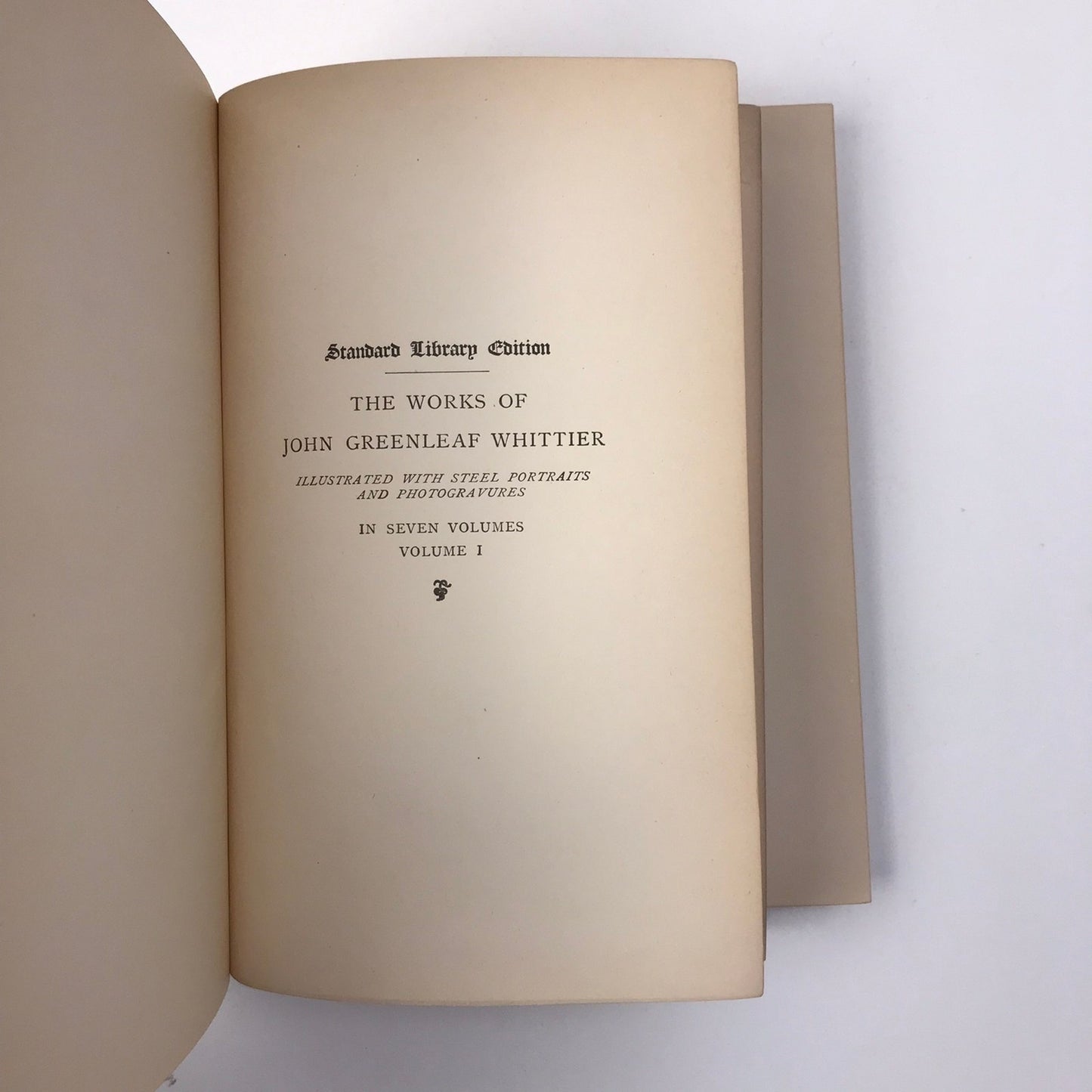 John Greenleaf Whittiers Works Volumes 1-9 Standard Library Edition Poetry Songs