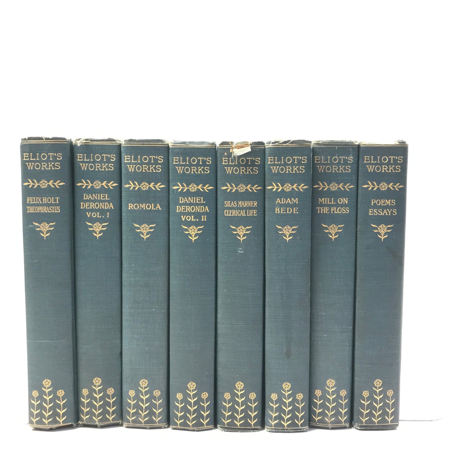 Eliot's Works Complete 8 Volume Set Limited Edition Literature Fiction Novels
