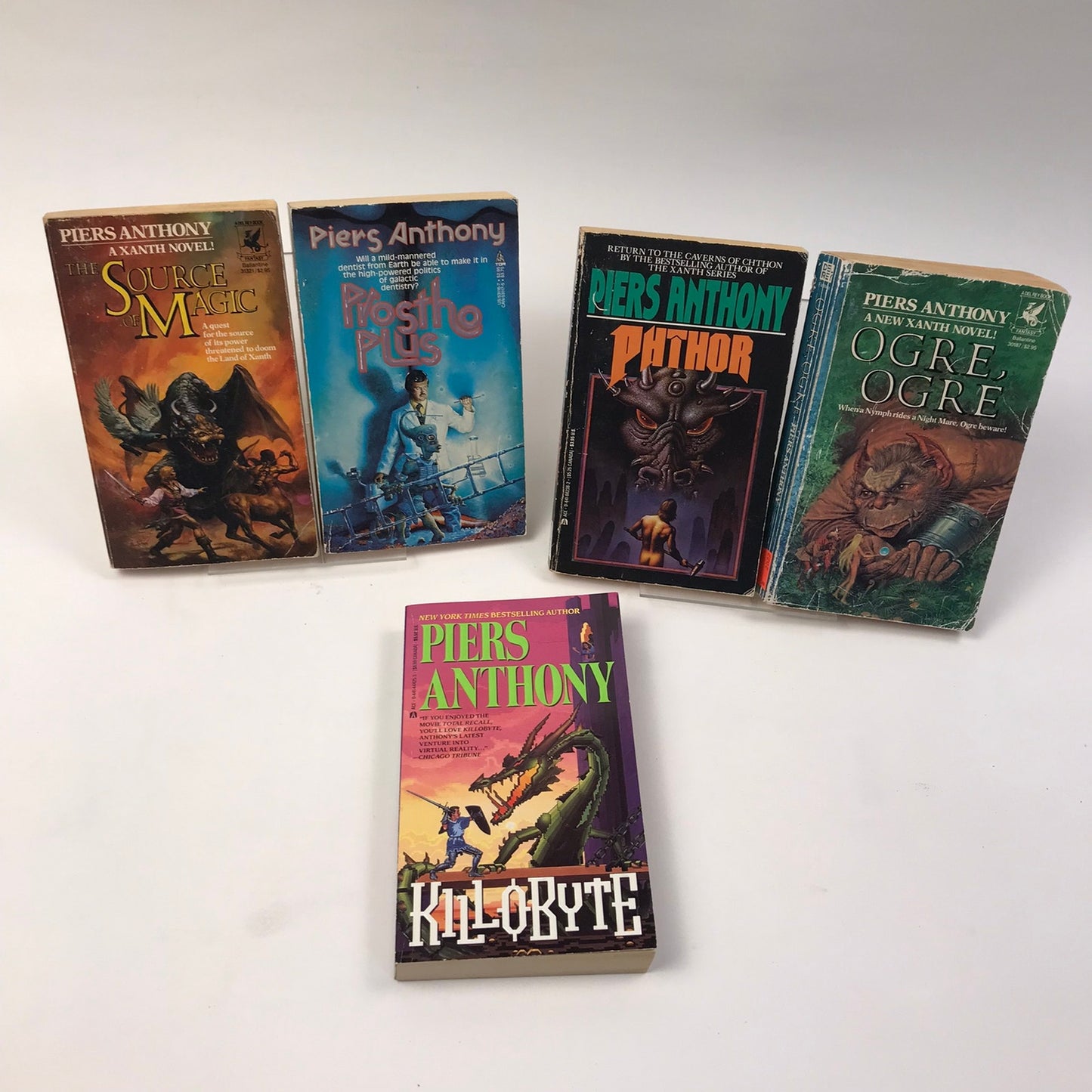Piers Anthony Xanth Series Lot of 18 Science Fiction Fantasy Adventure Novels
