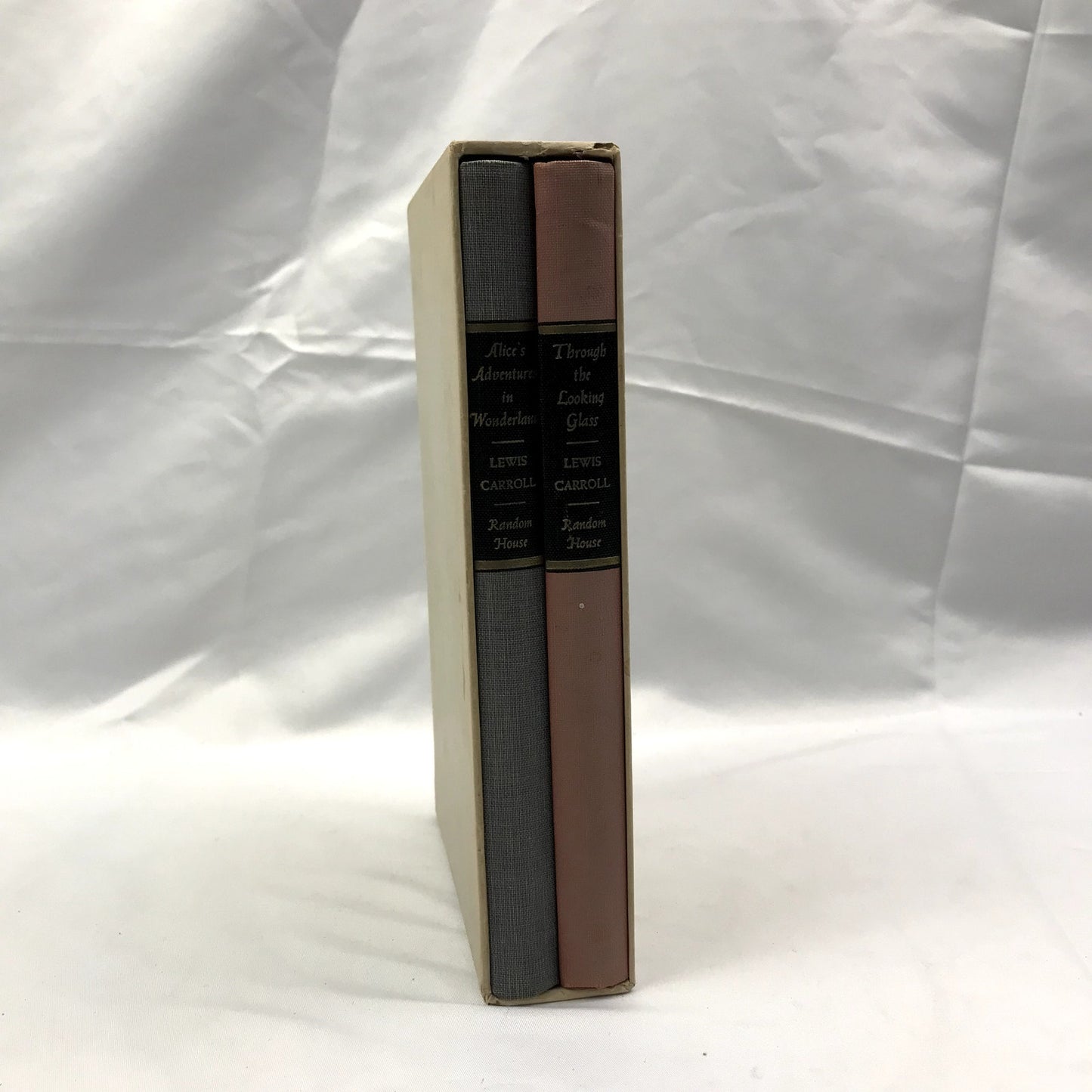 Alice's Adventures in Wonderland 2 Volume Set in Slipcase by Lewis Carroll 1965