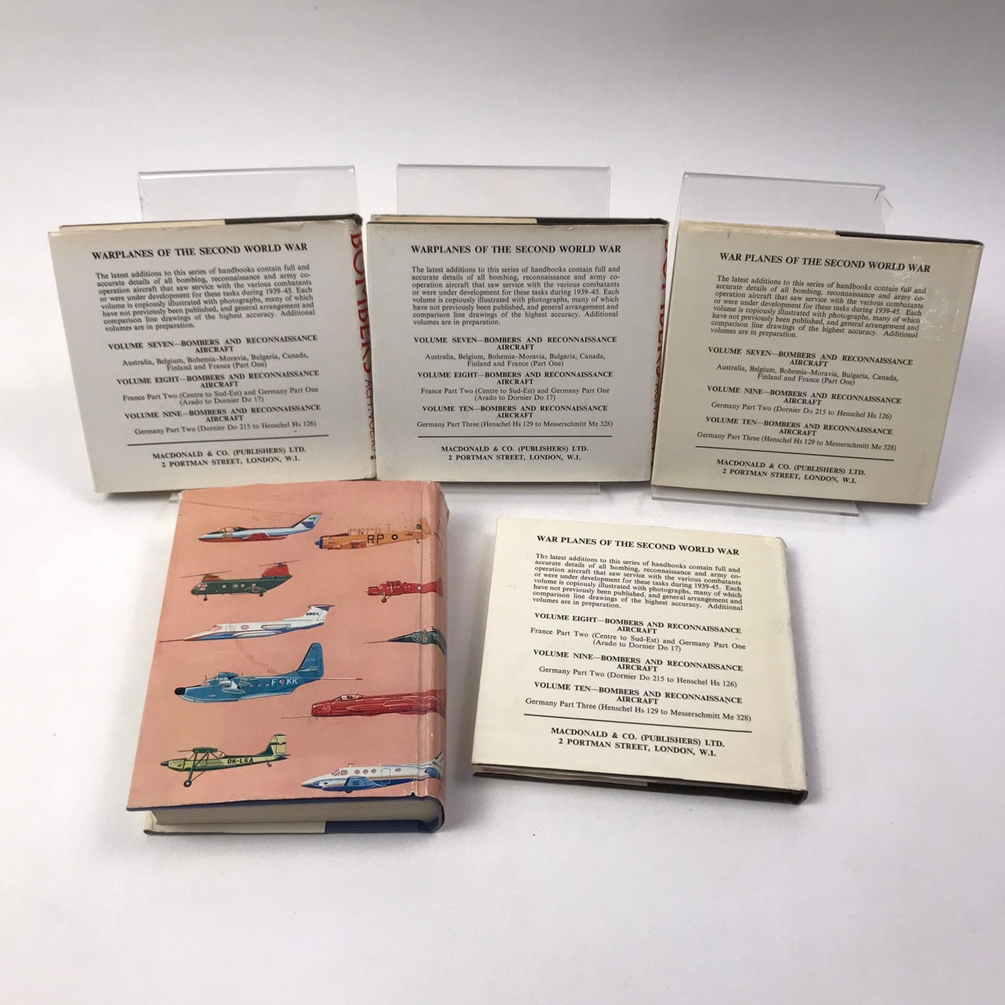 William Green Lot of 11 Bombers Fighters Flying Military Aviation War Plane WWII