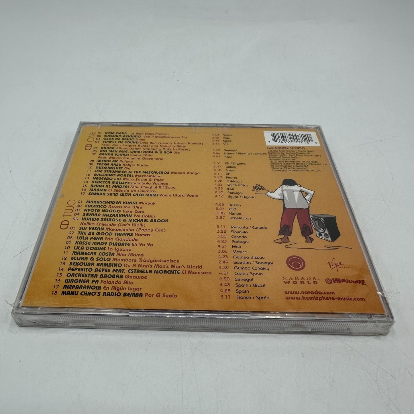 Various Artists – World 2003 2xCD Music Without Frontiers Global Music Virgin