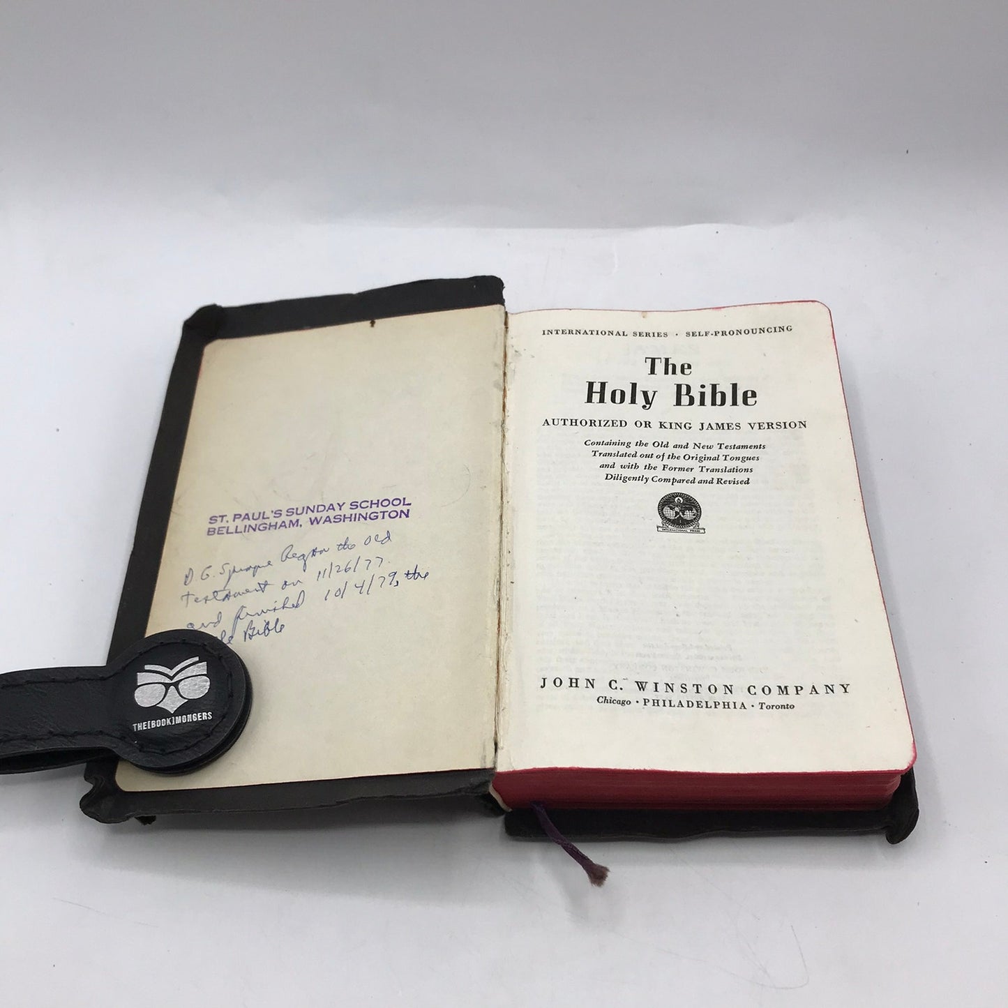 The Holy Bible International Series Self Pronouncing Christian Religion Theology