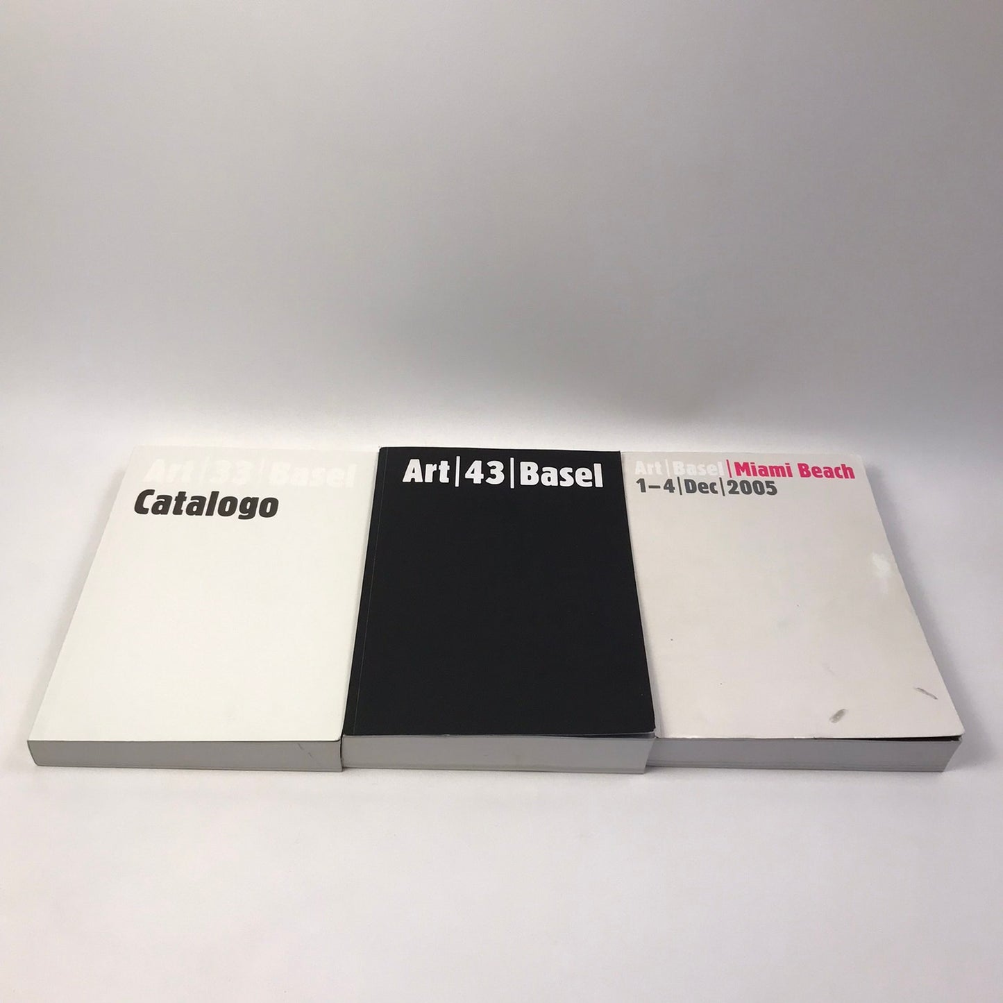 Art Basel 33 43 and Miami Beach Catalogs Lot of 3 Modern Contemporary Exhibition