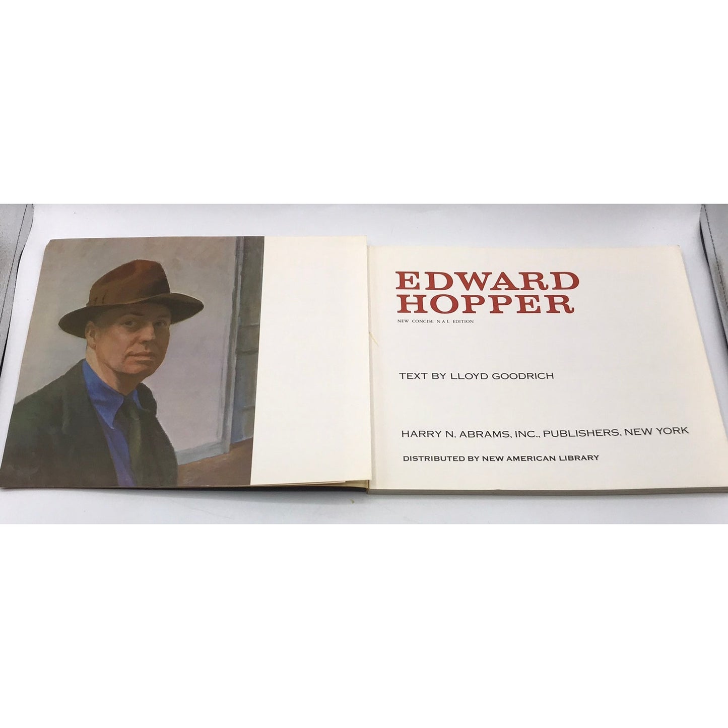 Edward Hopper New Concise NAL Edition Illustrated Paperback Lloyd Goodrich 1976