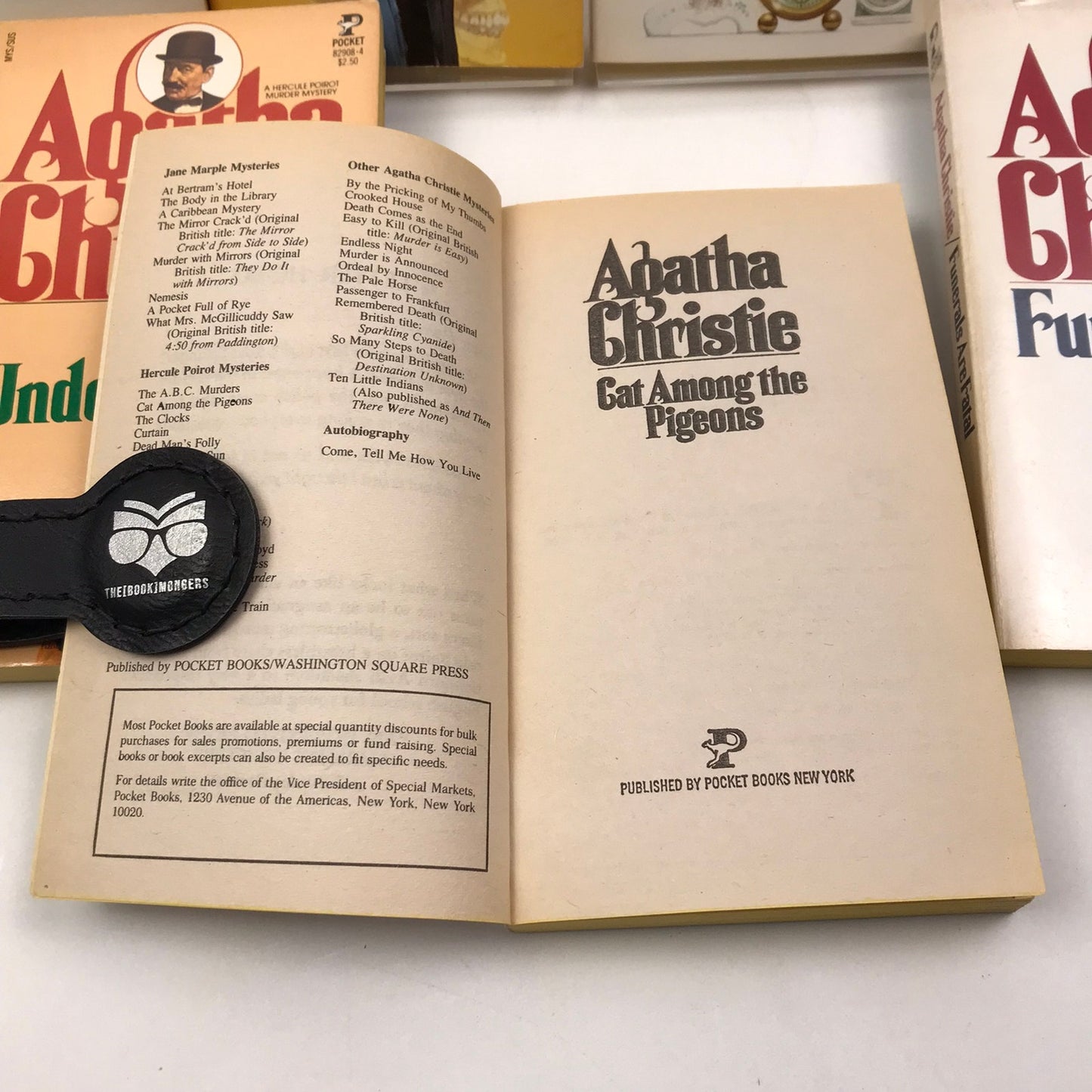 Agatha Christie Lot of 7 Vintage Paperback Novels Mystery Thriller Crime 1970's