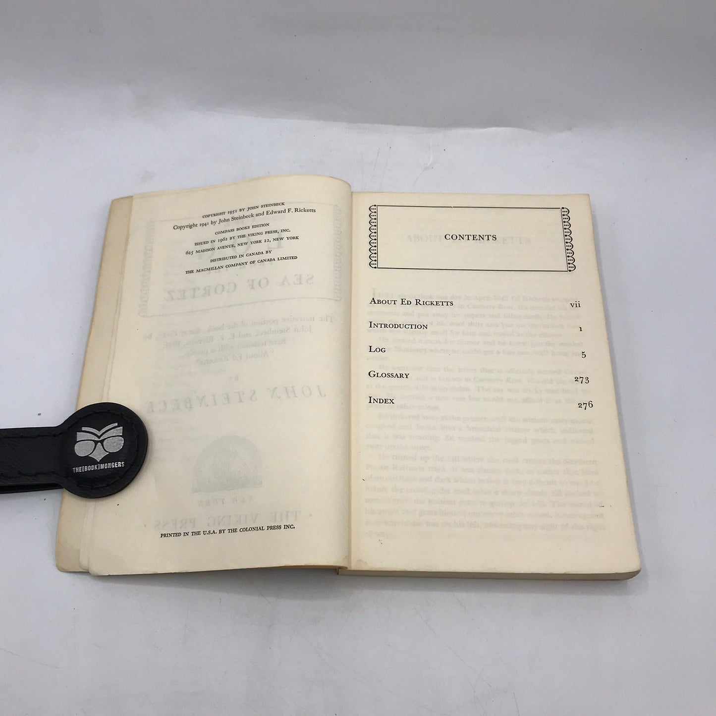 The Log from the Sea of Cortez John Steinbeck Natural History Travel Biography