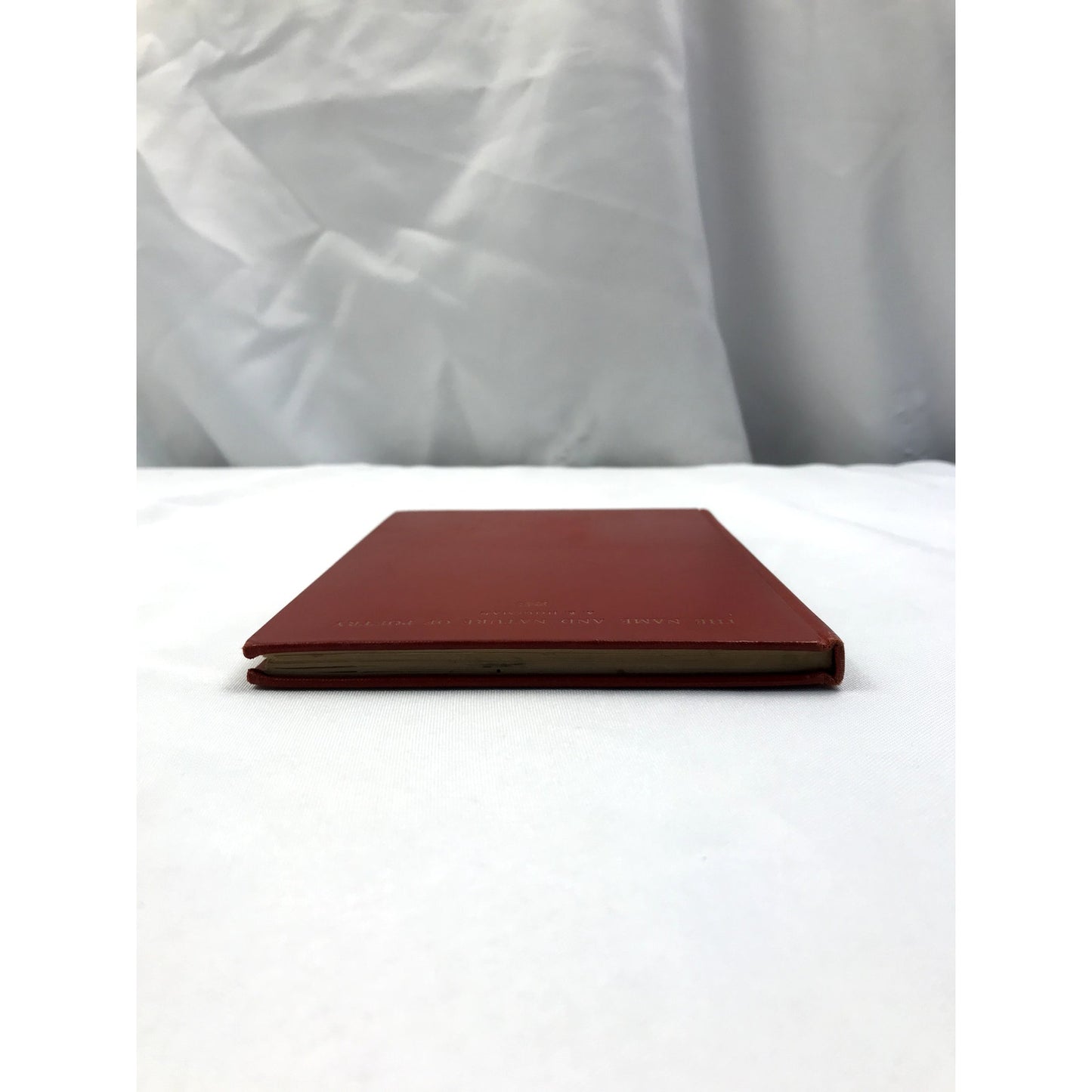 The Name and Nature of Poetry Red Hardcover Book by A. E. Housman 1933