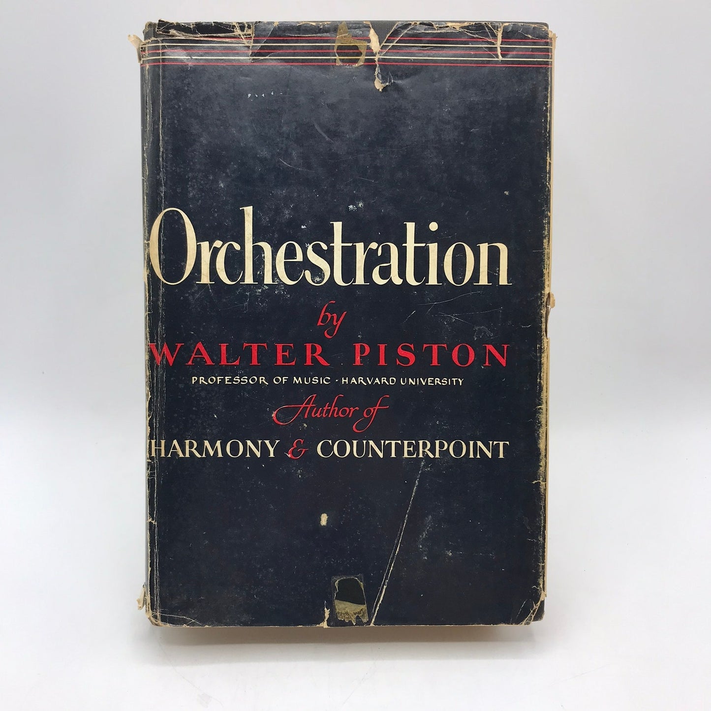Orchestration Walter Piston Musical Score Instruments Instruction Education 1955
