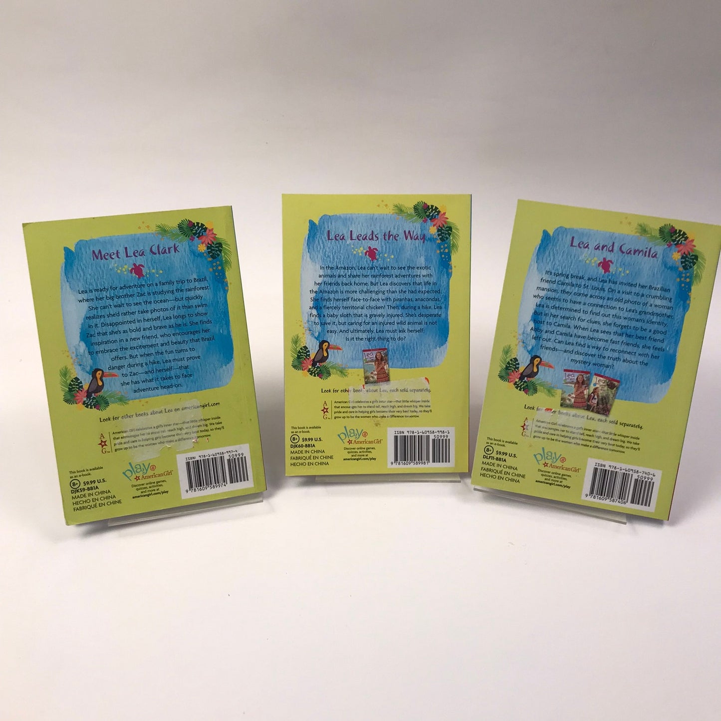 American Girl Lea Books 1-3 Lisa Yee Kellen Hertz Growing Up and Facts of Life