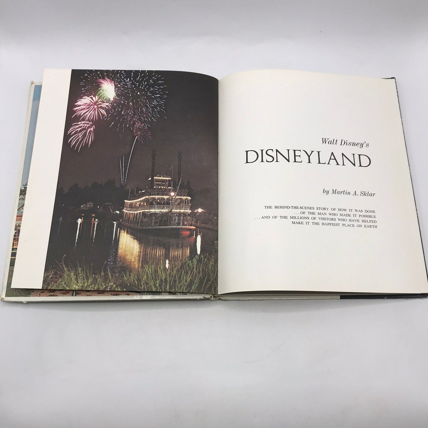 Walt Disney’s Disneyland Martin A Sklar Theme Park Behind the Scenes Souvenir
