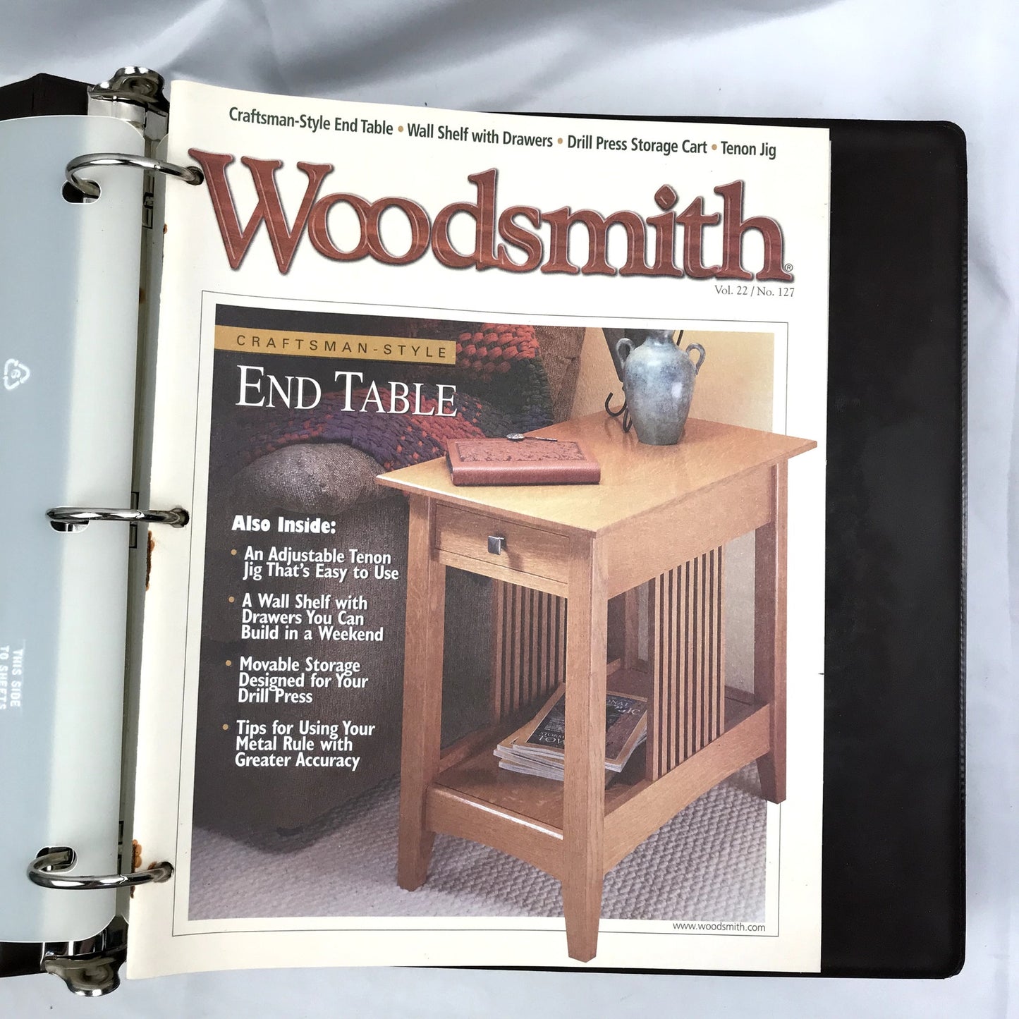 Woodsmith Magazine Collections Lot of 3 Woodworking Volumes 25-42 and 127-131