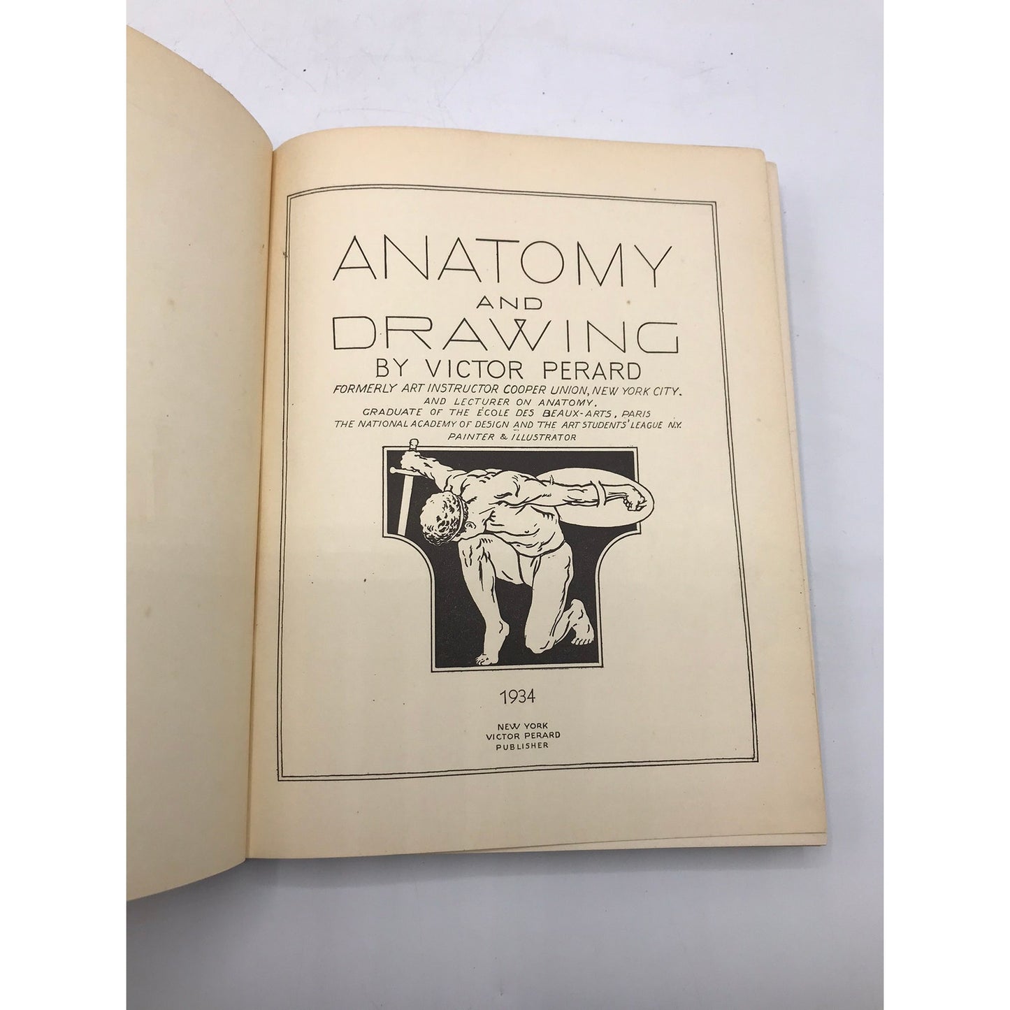 Anatomy and Drawing Victor Semon Perard Human Figure Art Study Educational
