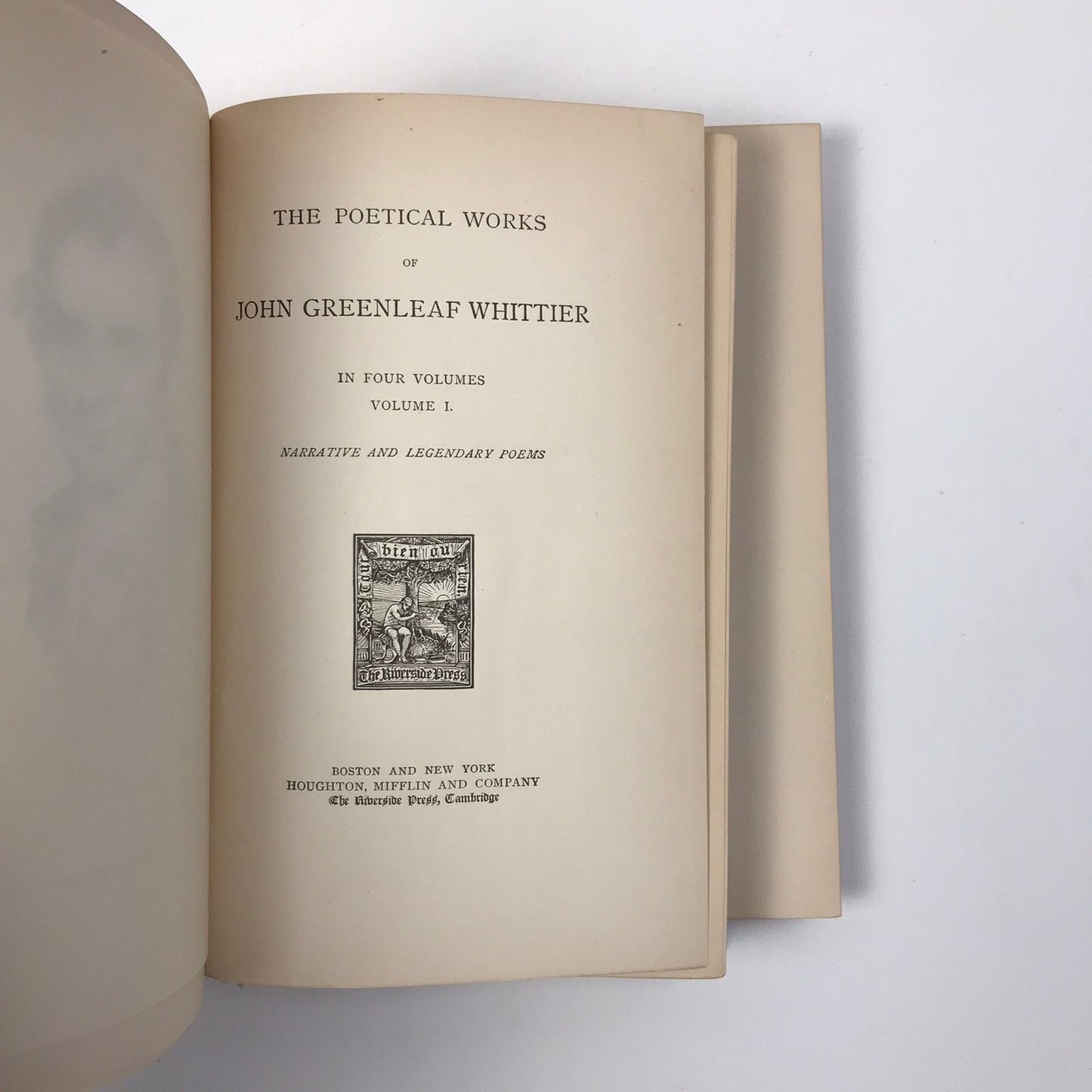 John Greenleaf Whittiers Works Volumes 1-9 Standard Library Edition Poetry Songs