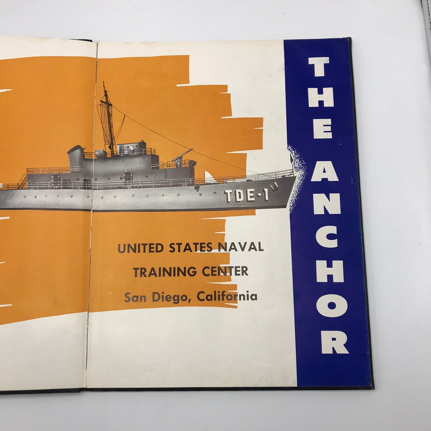 The Anchor U.S Naval Training Center Company 084 San Diego Illustrated Hardcover