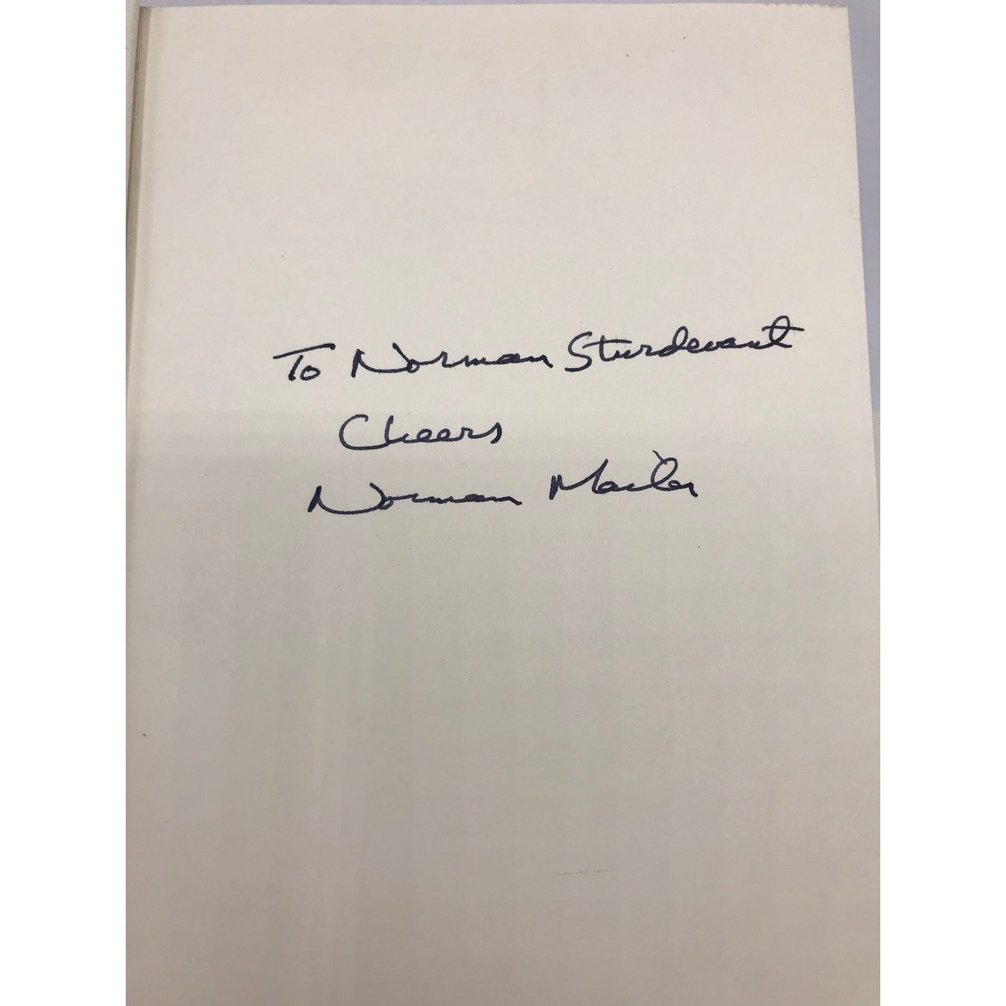 Harlot's Ghost Norman Mailer SIGNED Mystery Thriller Novel Historical Espionage
