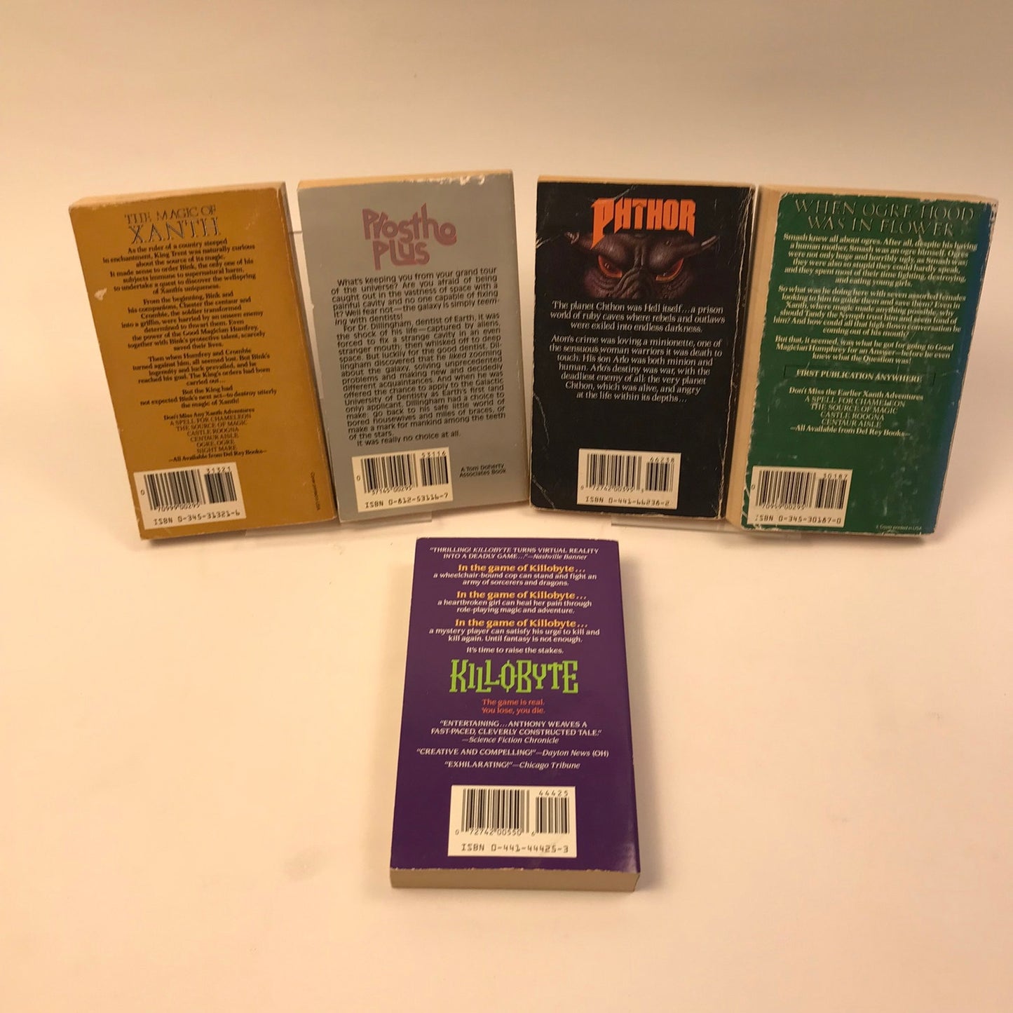 Piers Anthony Xanth Series Lot of 18 Science Fiction Fantasy Adventure Novels