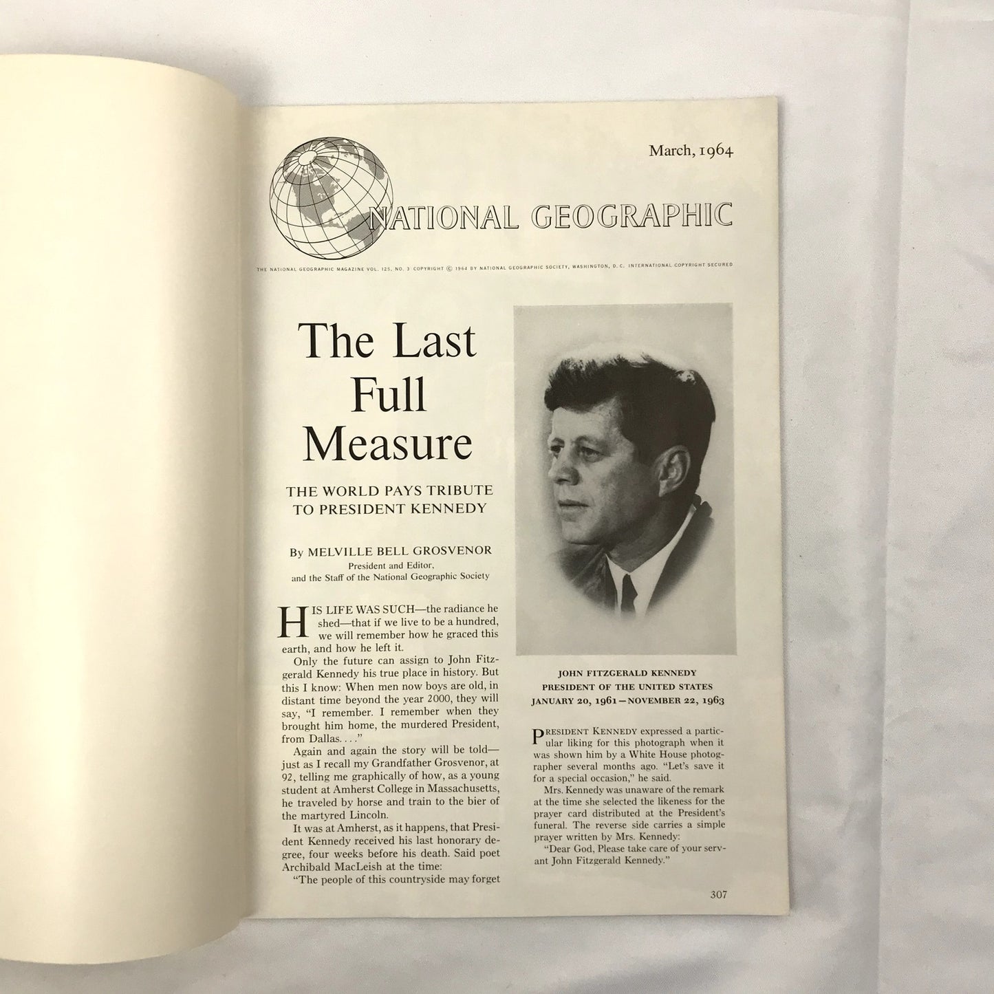 Infor Re Death of John F Kennedy The Warren Report & The Last Full Measure Books