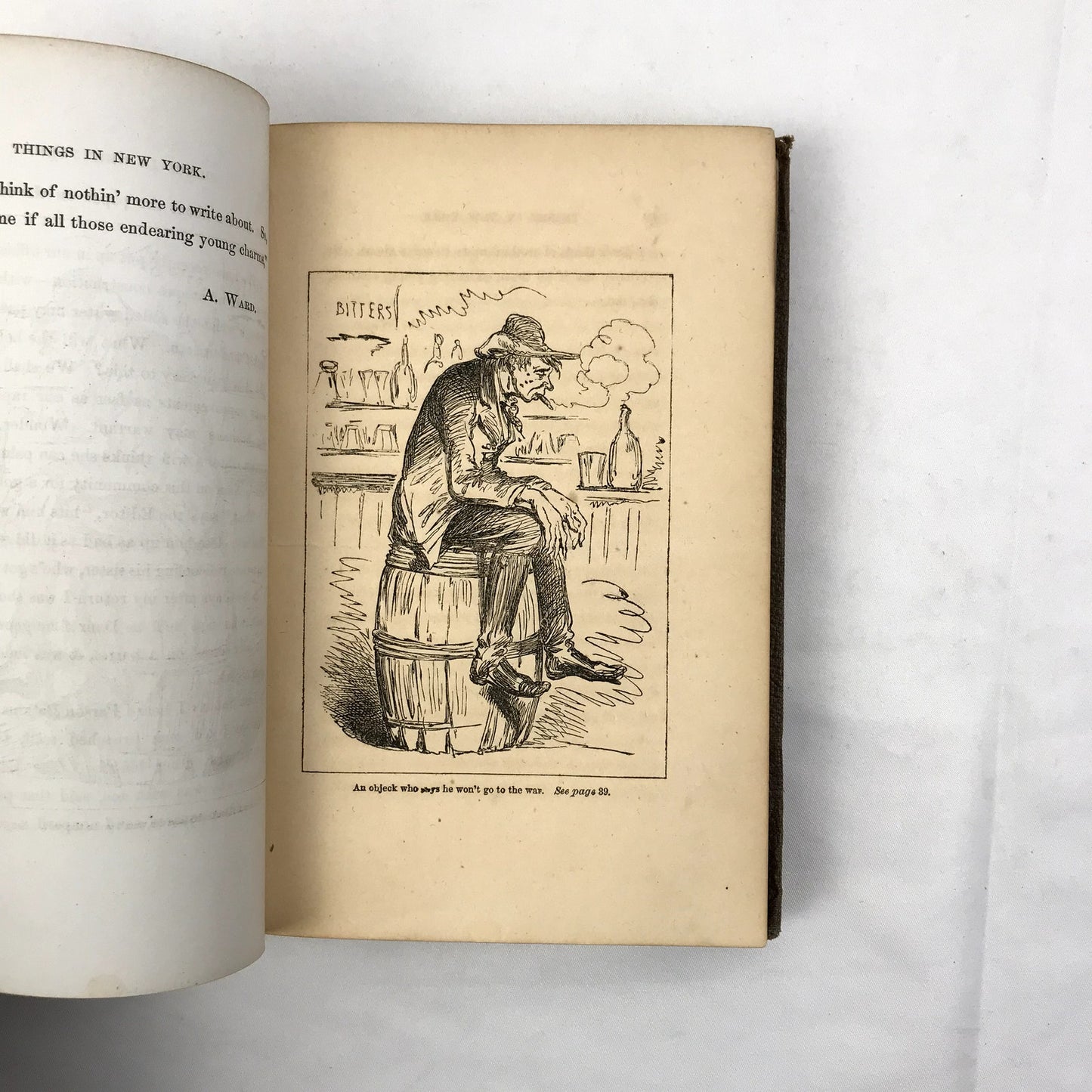 Artemus Ward: His Travels Among the Mormons Illustrated Hardcover Carleton 1865