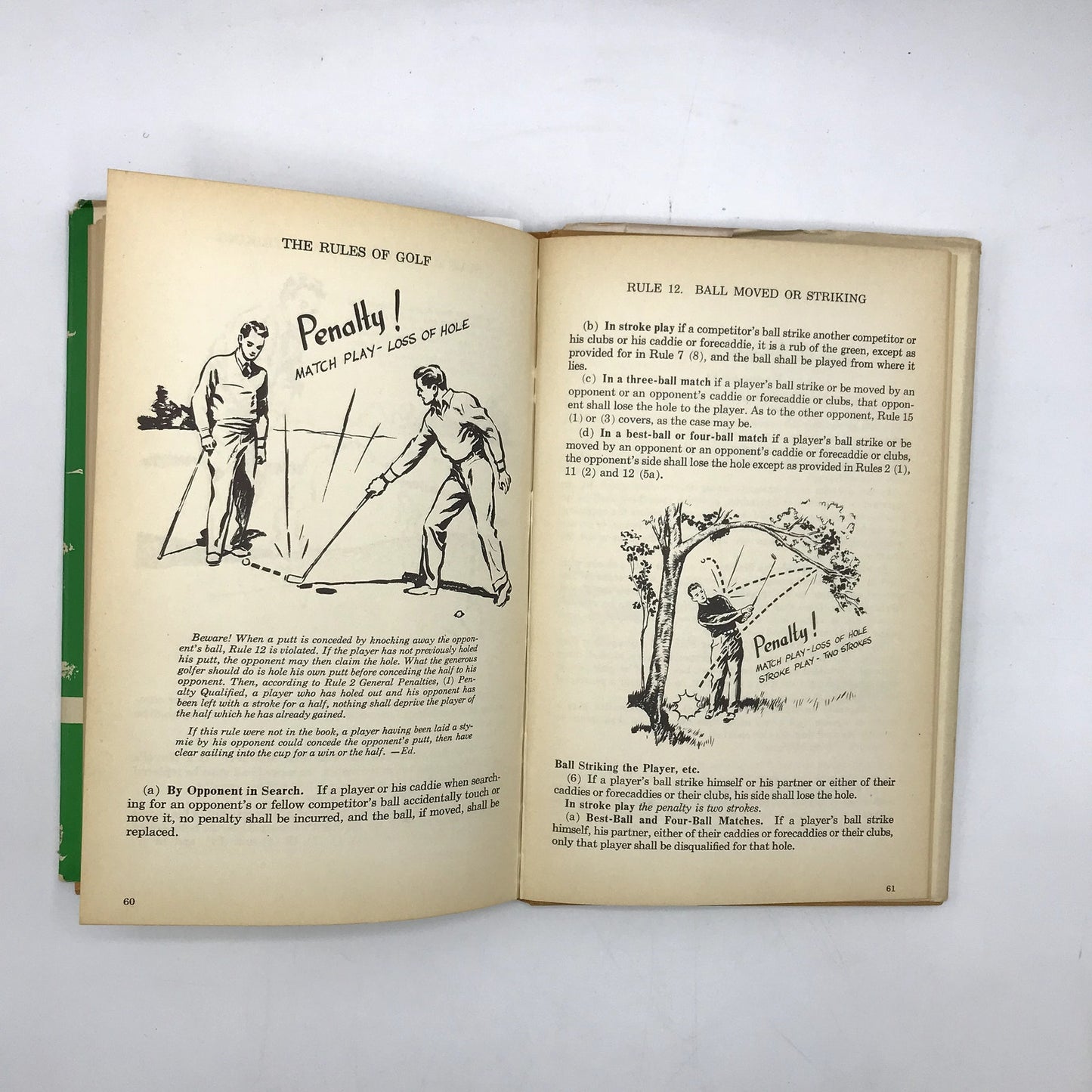 The Rules of Golf: Illustrated & Explained Hardcover by Francis Ouimet (Revised)