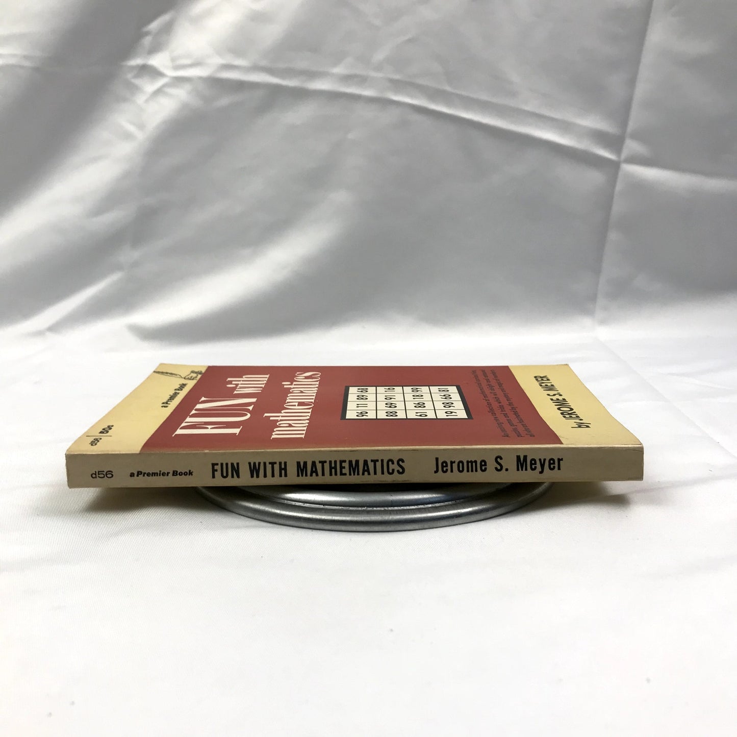 Fun With Mathematics Paperback Book by Jerome S. Meyer Puzzles Games Tricks 1963
