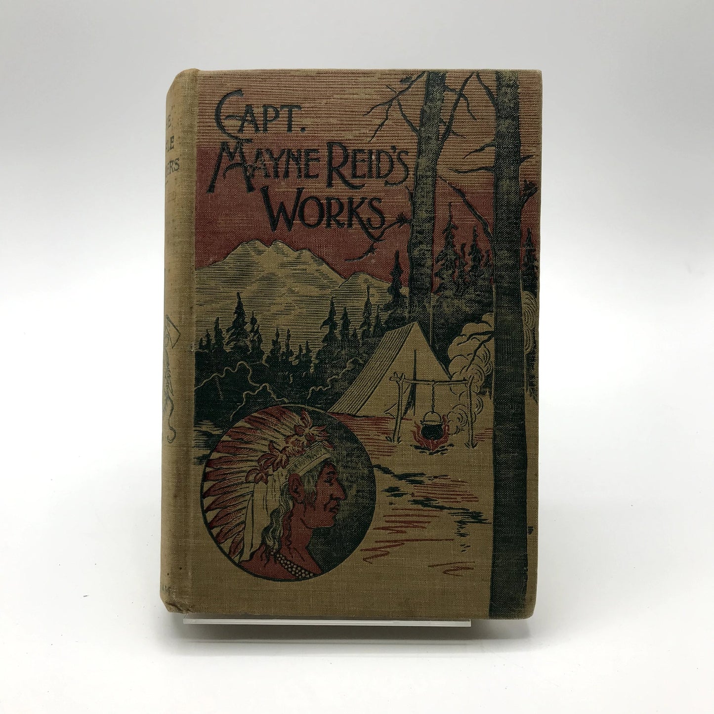 The Rifle Rangers Illustrated Vintage Hardcover Book by Captain Mayne Reid 1897