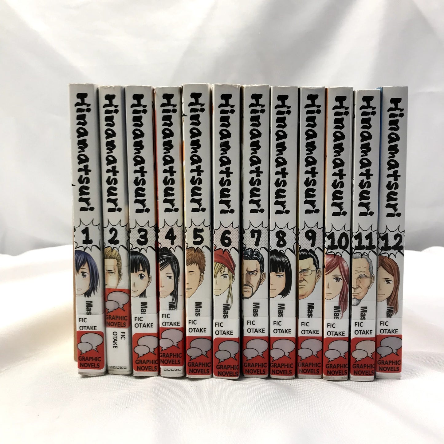 Volumes 1-12 of Hinamatsuri Illustrated Paperback Graphic Novels by Masoa Ohtake