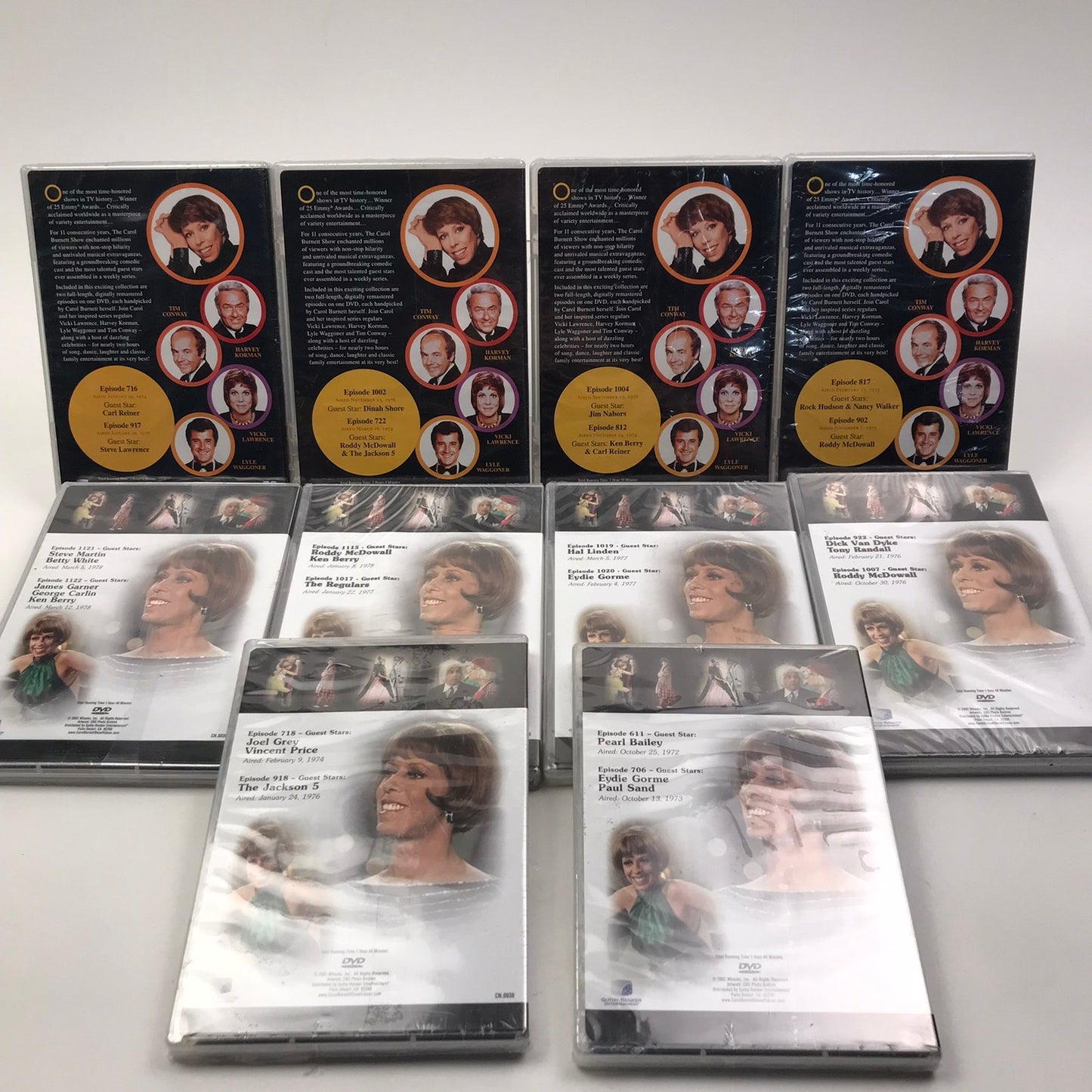 The Carol Burnett Show Lot of 10 DVDs Collector's Edition Variety Comedy Show
